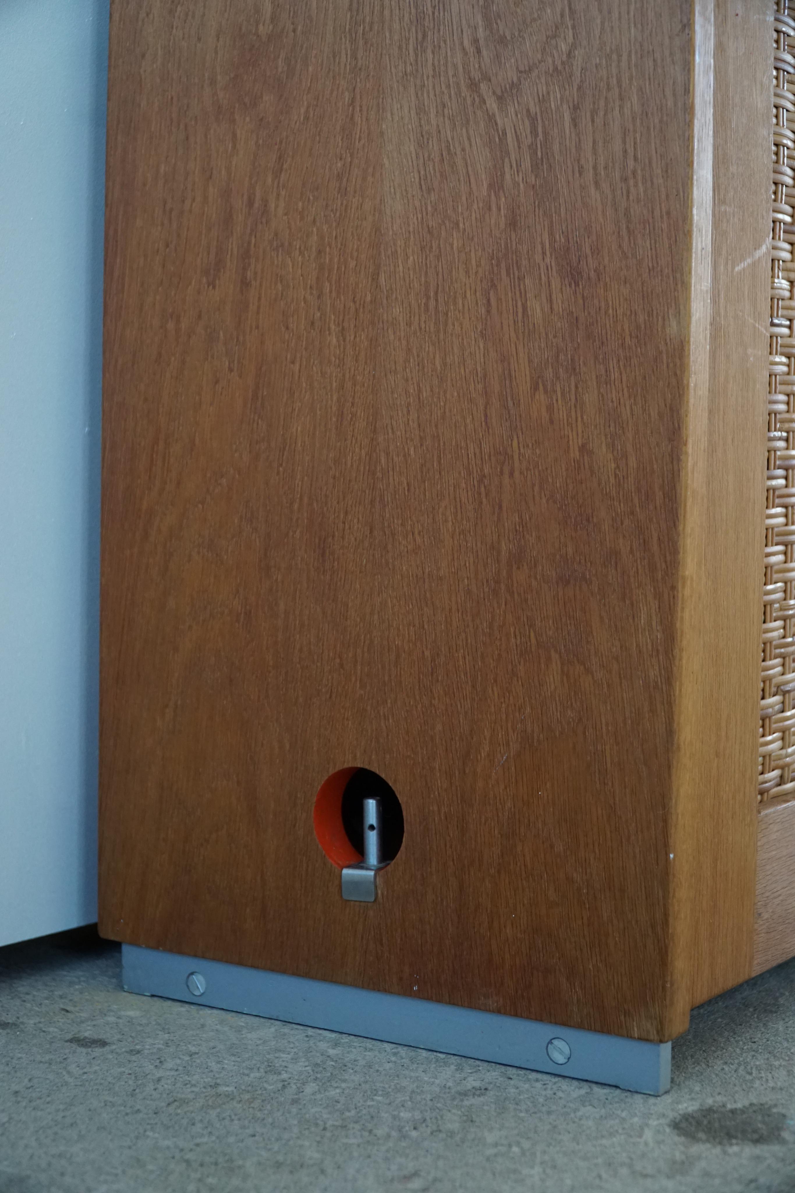 Hans J. Wegner, Ry100 Murphy Bed in Oak & Cane, Danish Mid-Century Modern, 1950 6