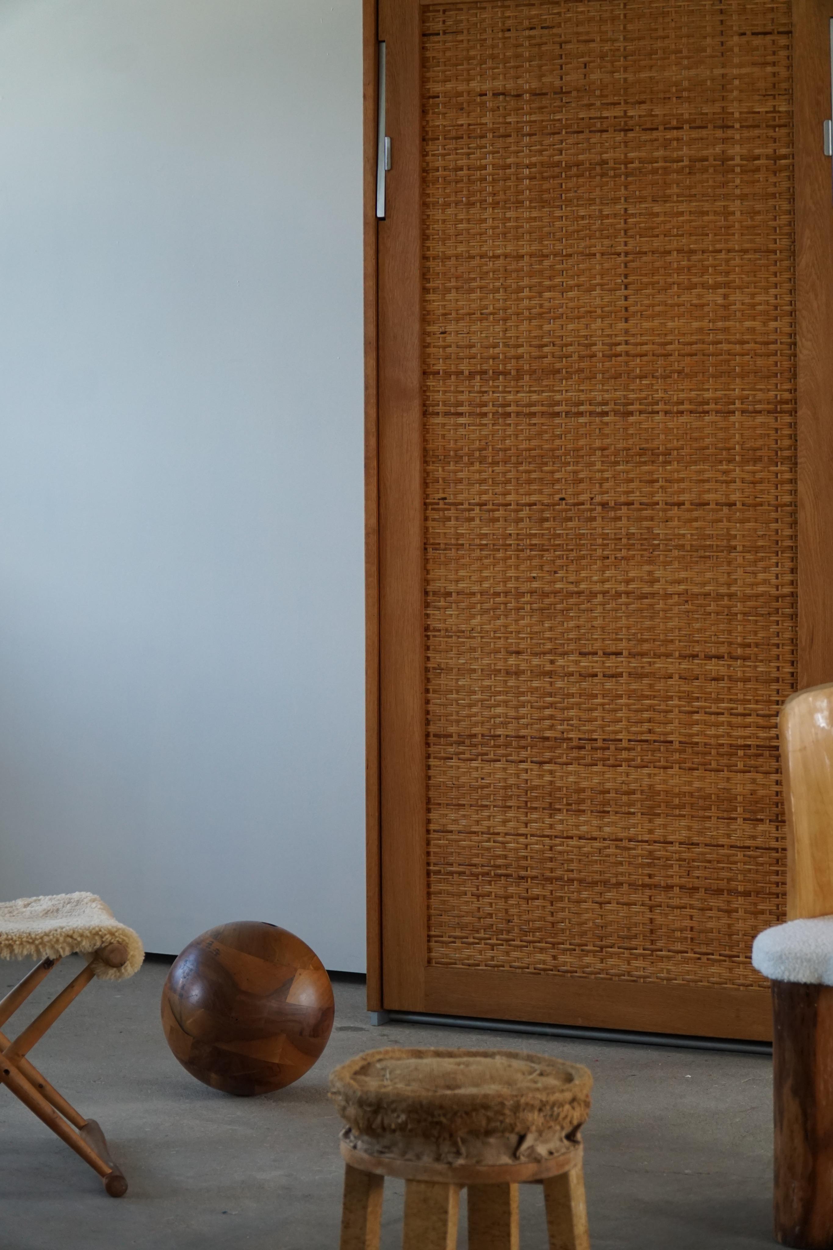 Hans J. Wegner, Ry100 Murphy Bed in Oak & Cane, Danish Mid-Century Modern, 1950 2
