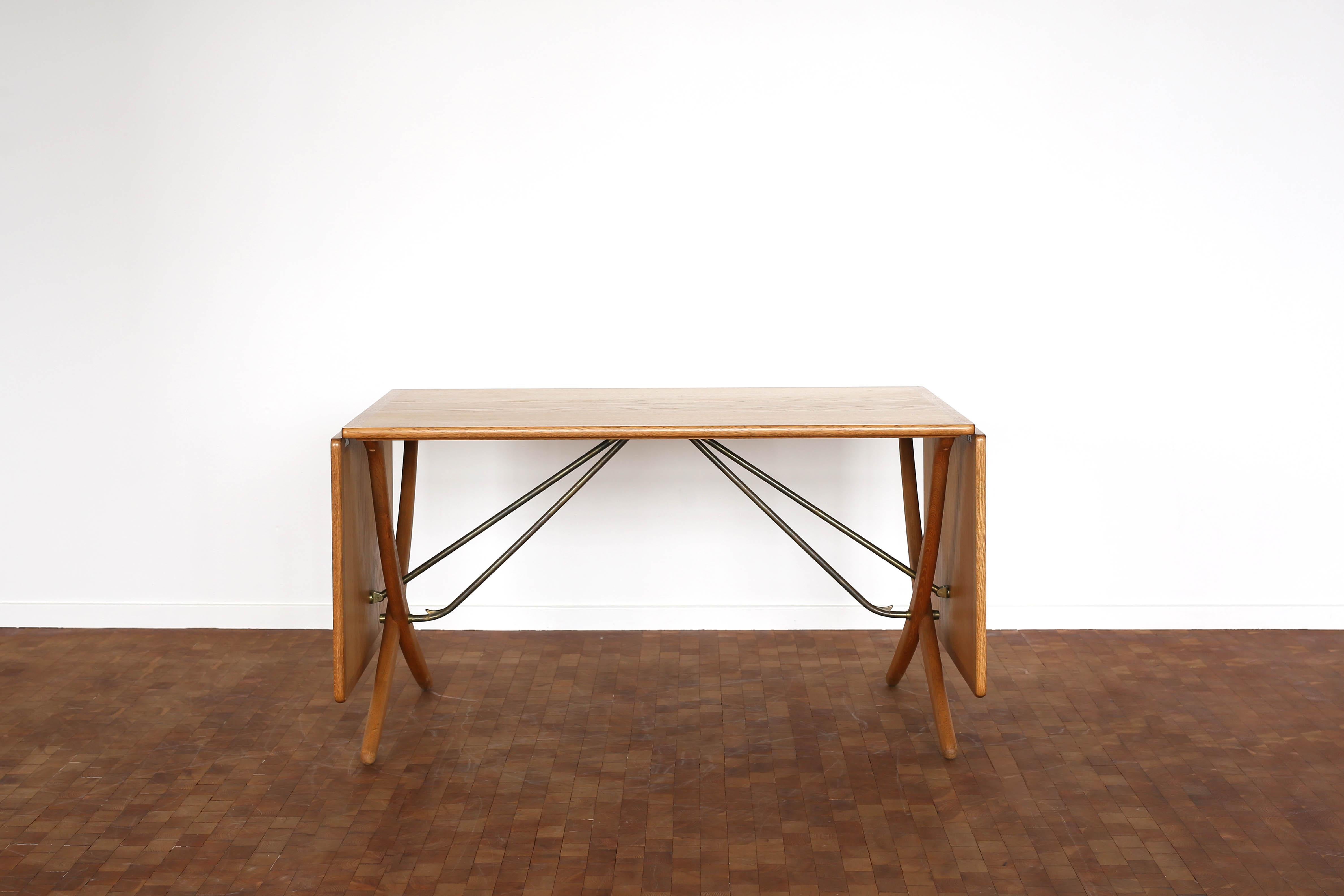 Danish Hans J. Wegner Sabre Leg Table Model AT-304 for Andreas Tuck For Sale
