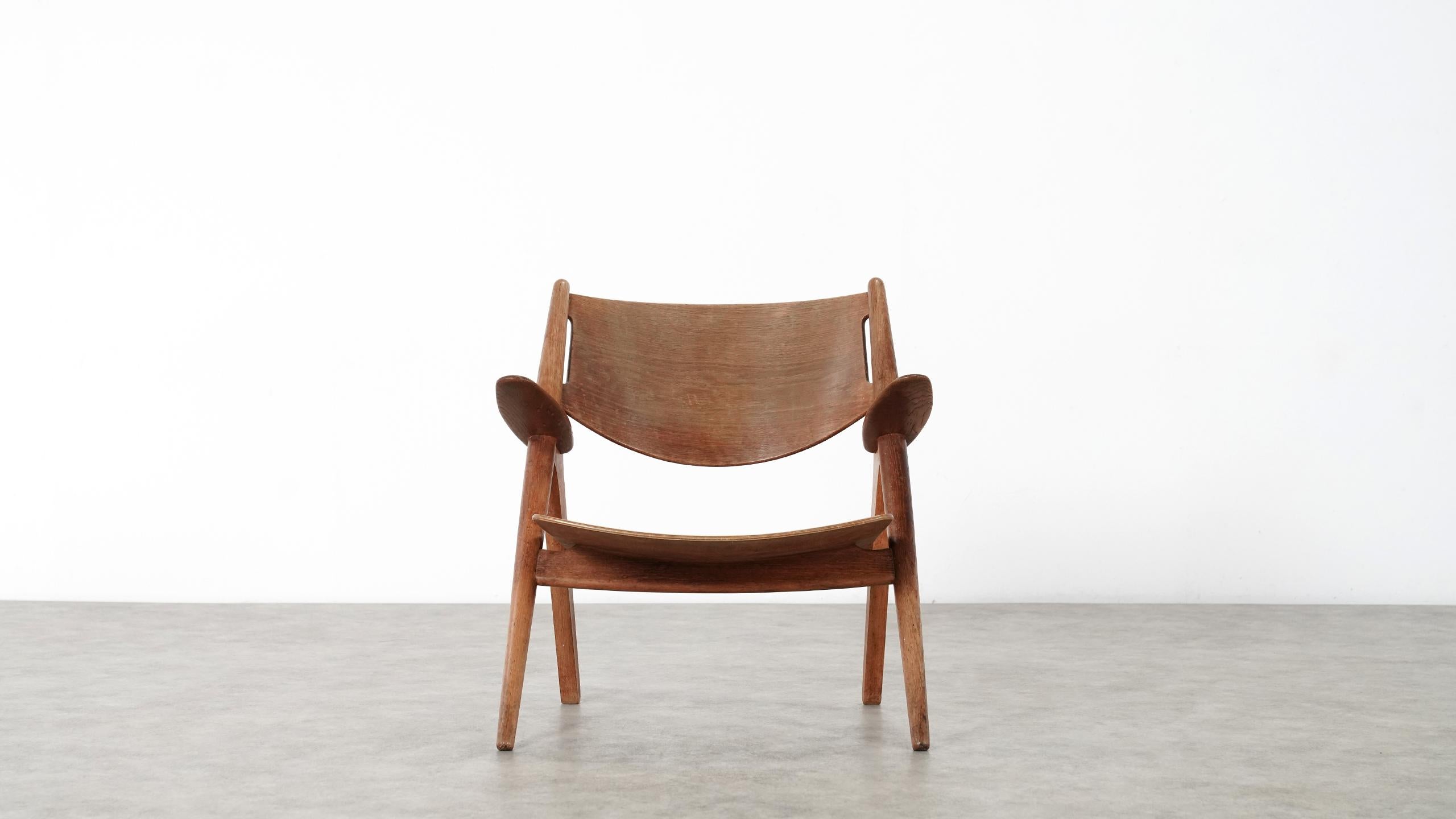 Hans J. Wegner, Sawbuck Chair in Oak 1951 for Carl Hansen, Denmark 7