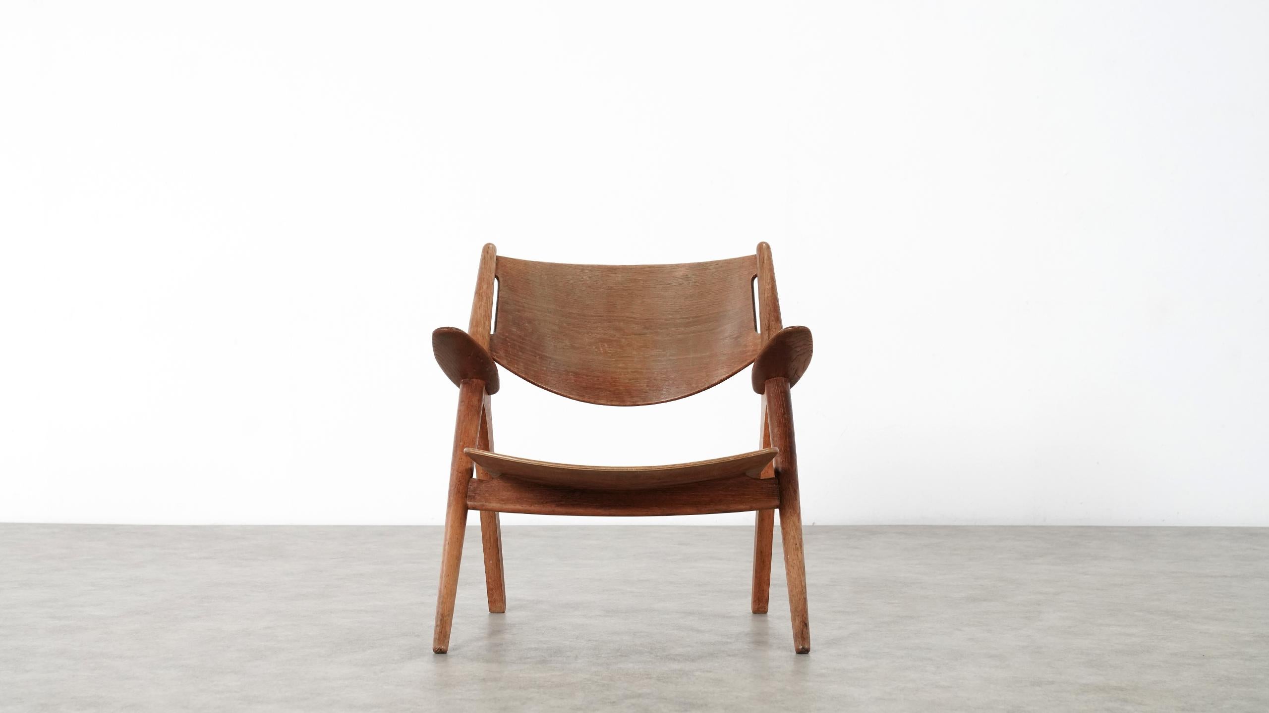 Hans J. Wegner, Sawbuck Chair in Oak 1951 for Carl Hansen, Denmark 6