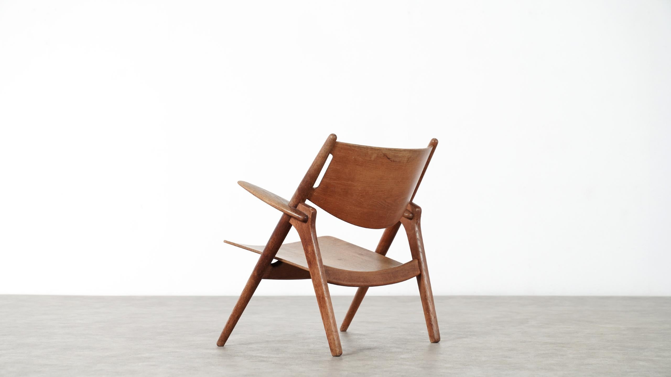 Hans J. Wegner, Sawbuck Chair in Oak 1951 for Carl Hansen, Denmark 10
