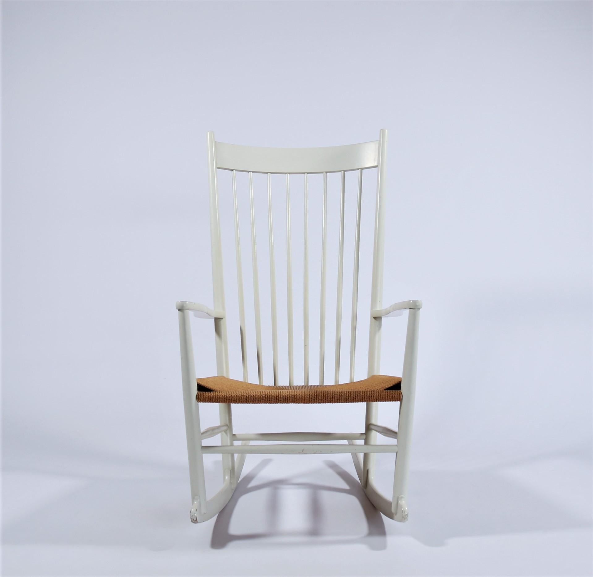 This chair is a rare and early piece of iconic Mid-Century Modern designed by Hans J. Wegner. It was designed in 1944 for FDB Mobler and has never been out of production since and is considered to be one of the most recognizable icons of Danish
