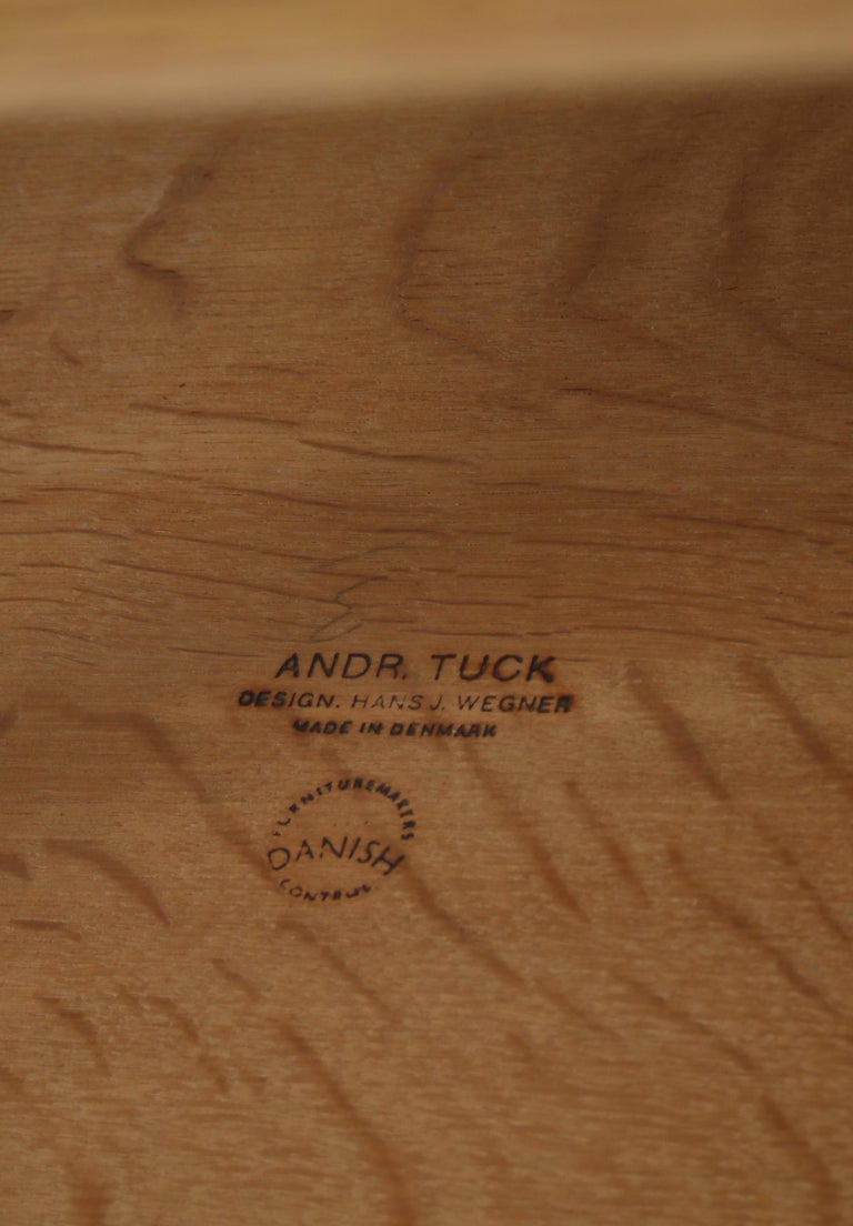 Hans J. Wegner Serving Cart or Trolley in Oak by Andreas Tuck, Denmark