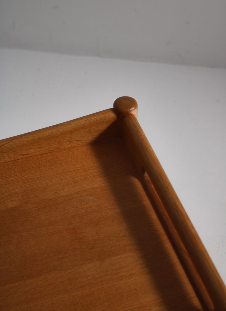 Hans J. Wegner Serving Cart or Trolley in Oak by Andreas Tuck, Denmark