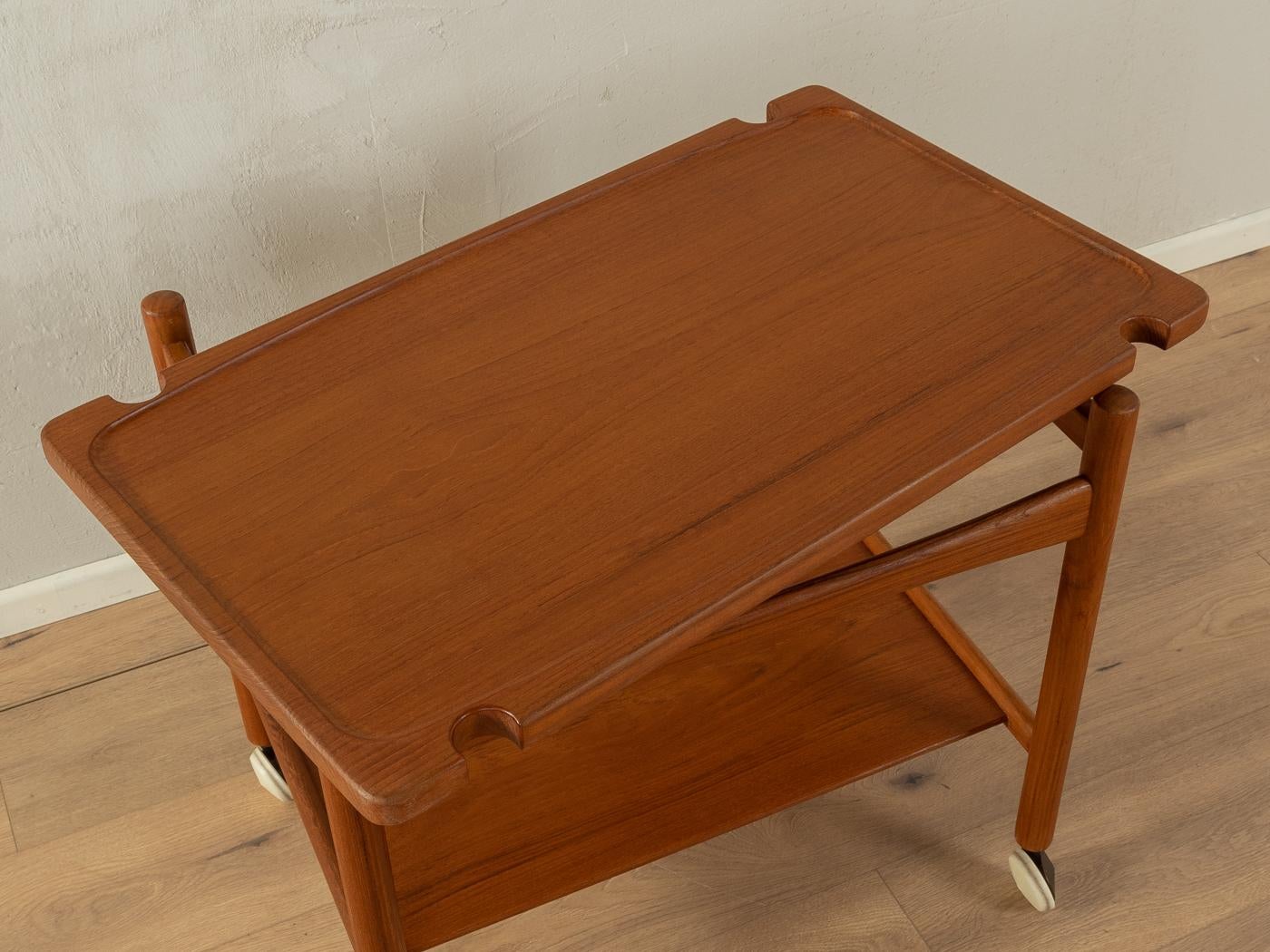 Mid-20th Century Hans J. Wegner serving trolley for Andreas Tuck, 1960s For Sale