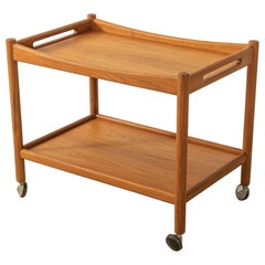 Hans J. Wegner Serving Trolley Manufactured by Andreas Tuck, 1960s Denmark