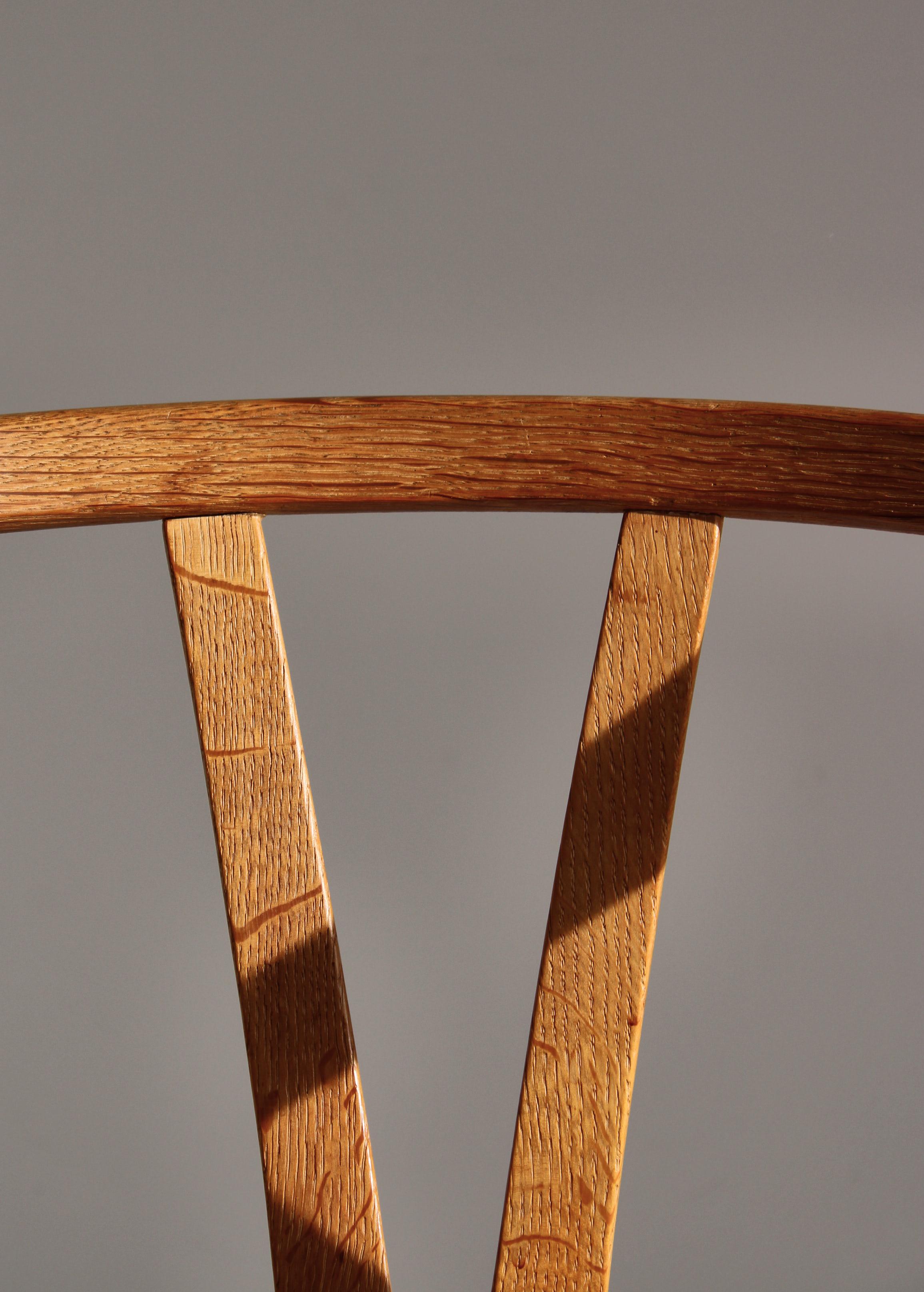 Ensemble de 6 chaises Wishbone de Hans J. Wegner, anciennement estampillées Carl Hansen & Sons, années 1950 10