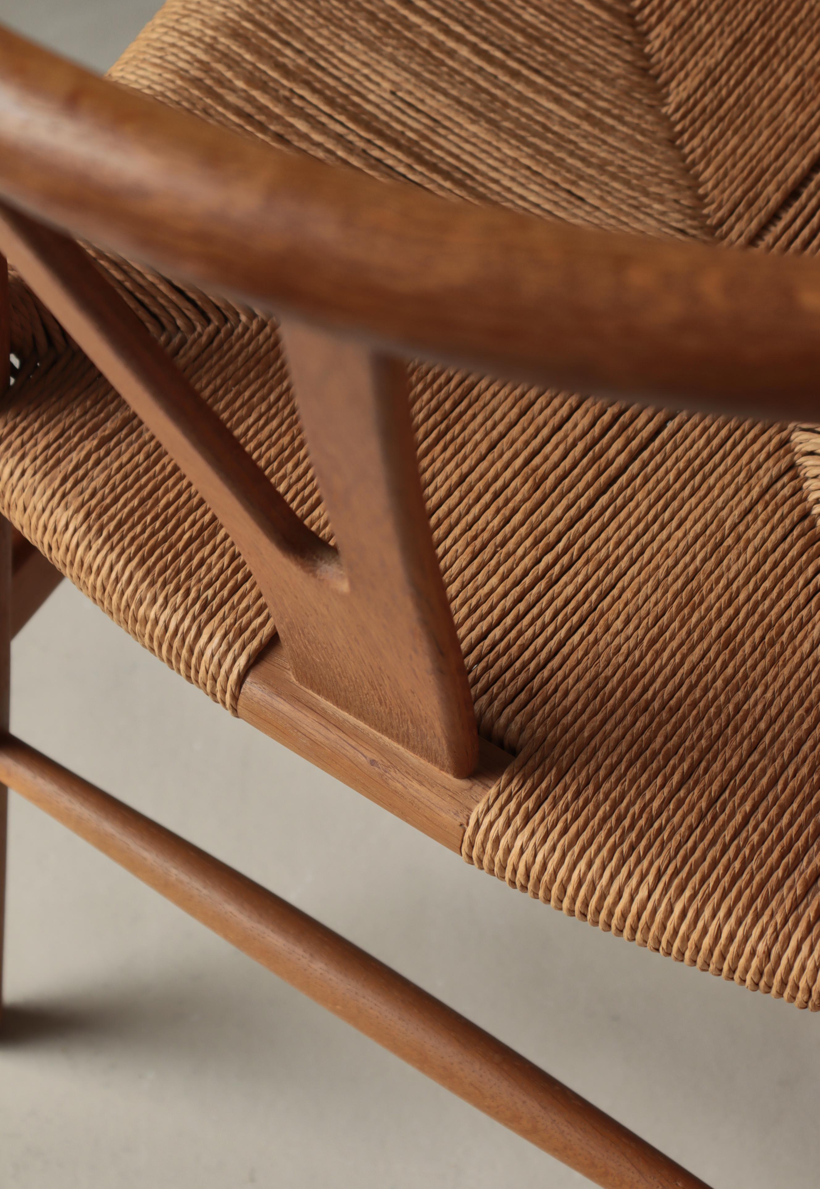 Hans J. Wegner Juego de sillas Wishbone de Carl Hansen & Sons de primera producción, años 60 en venta 4
