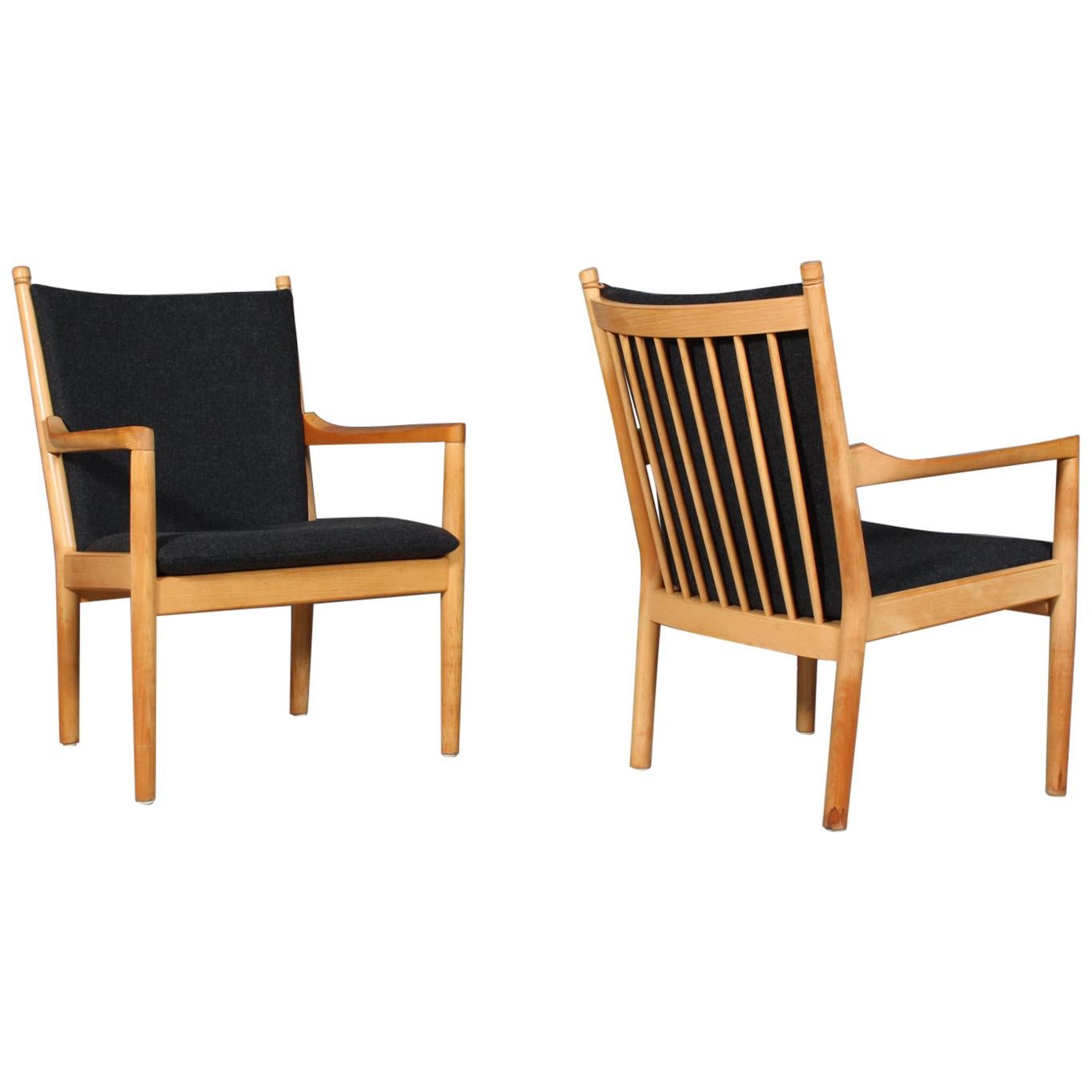 Hans J. Wegner Set of Two Lounge / Armchairs, Model 1788, Fritz Hansen