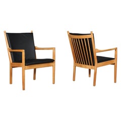 Hans J. Wegner Set of Two Lounge / Armchairs, Model 1788, Fritz Hansen