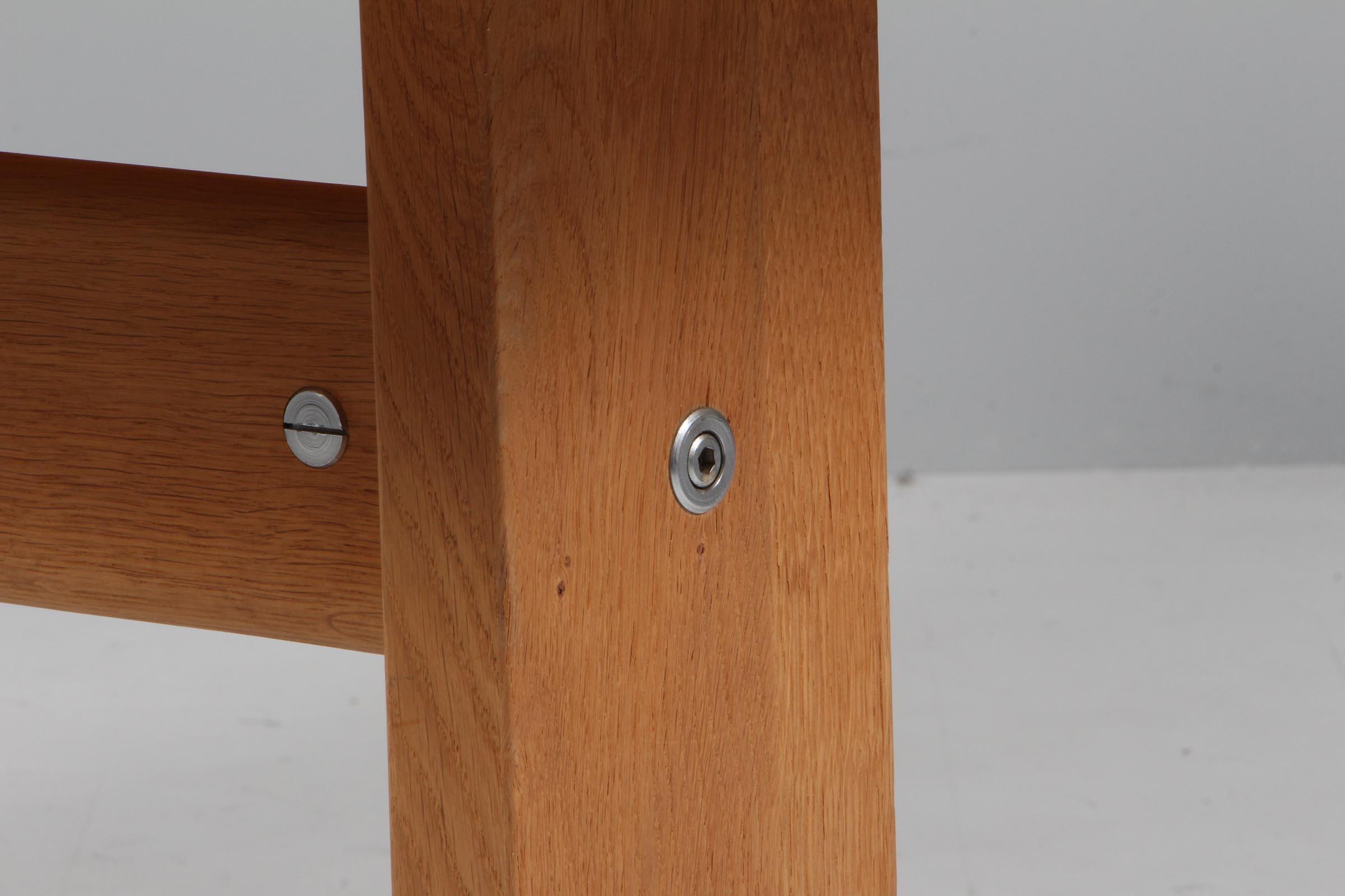Hans J. Wegner, Shaker Dining Table, oak, extension leafes. Getama. In Good Condition In Esbjerg, DK