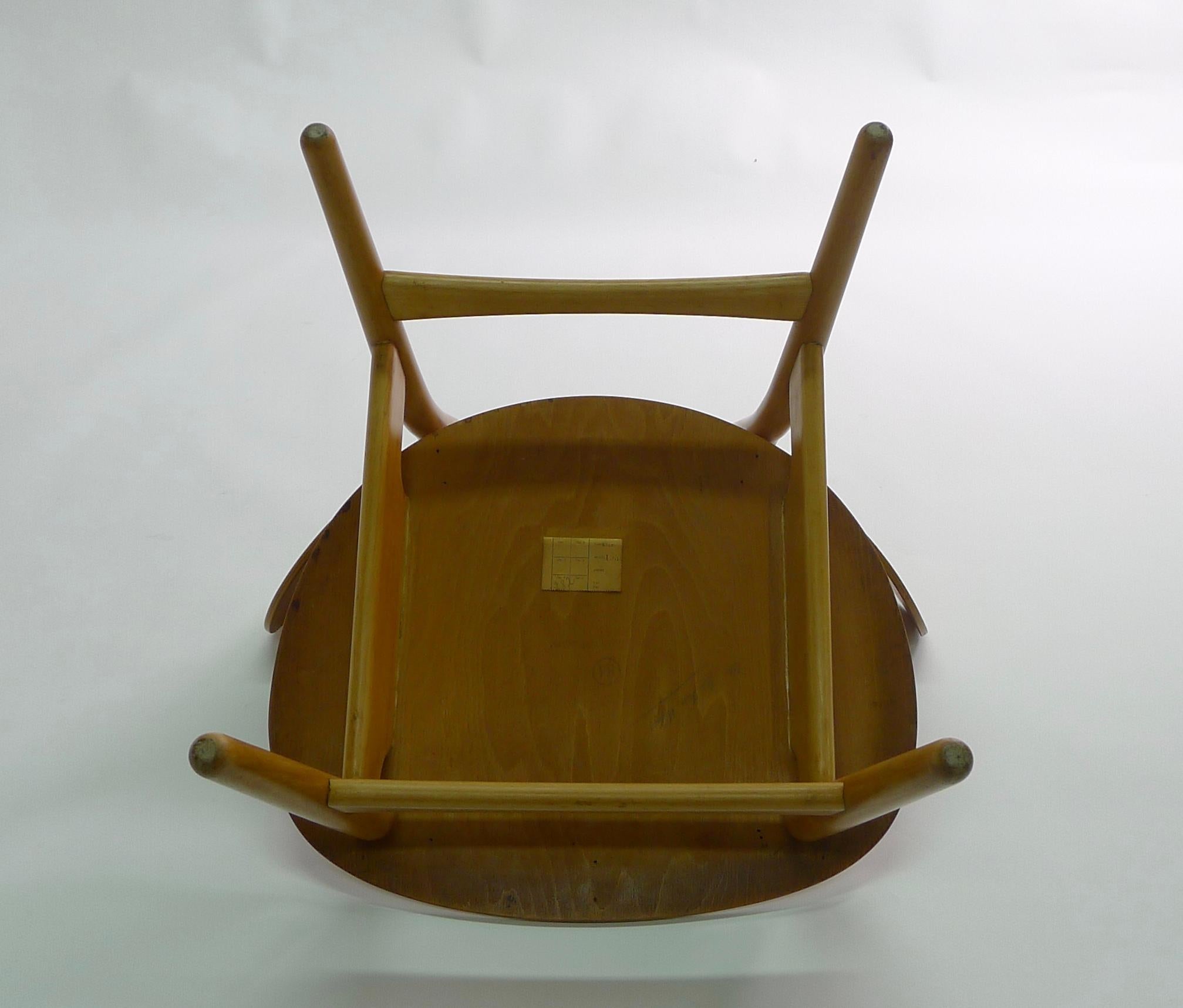 Hans J Wegner Shell Chair, Model Fh1936, Made by Fritz Hansen, Design, 1948 3