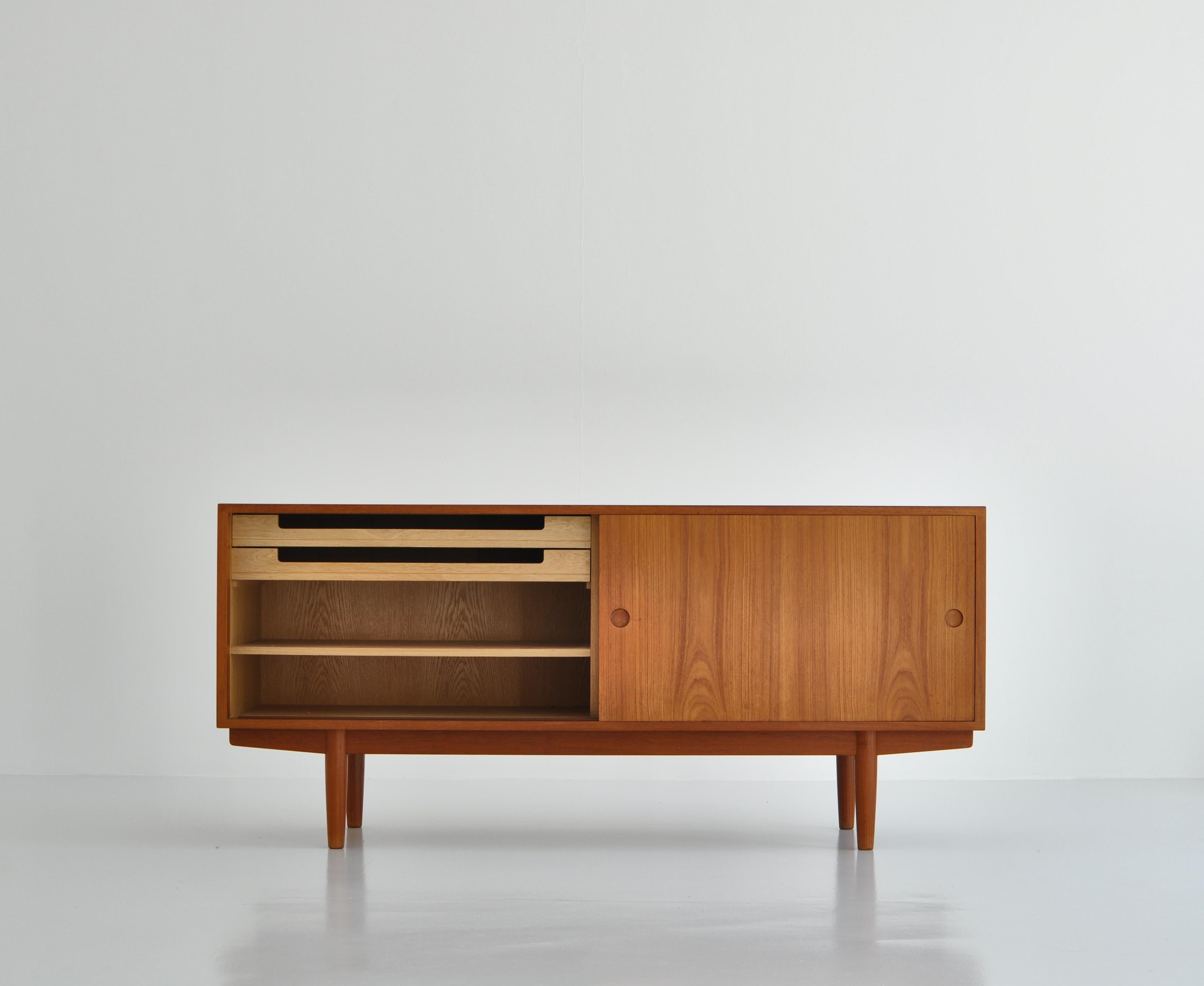 Scandinavian Modern Hans J. Wegner Sideboard in Teakwood made at Cabinetmaker Johannes Hansen, 1960s