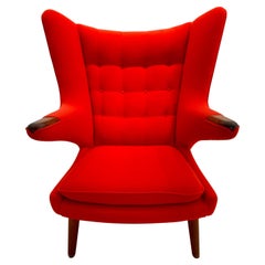 Hans J. Wegner, signierter Papabär-Stuhl AP-19, authentisch A.P. Stolen