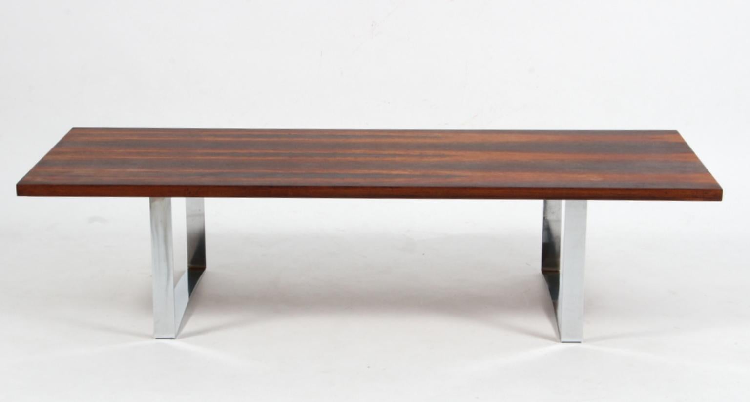 Hans J. Wegner Sofa Table, 800 Series, Rio Rosewood, Johannes Hansen In Good Condition In Esbjerg, DK