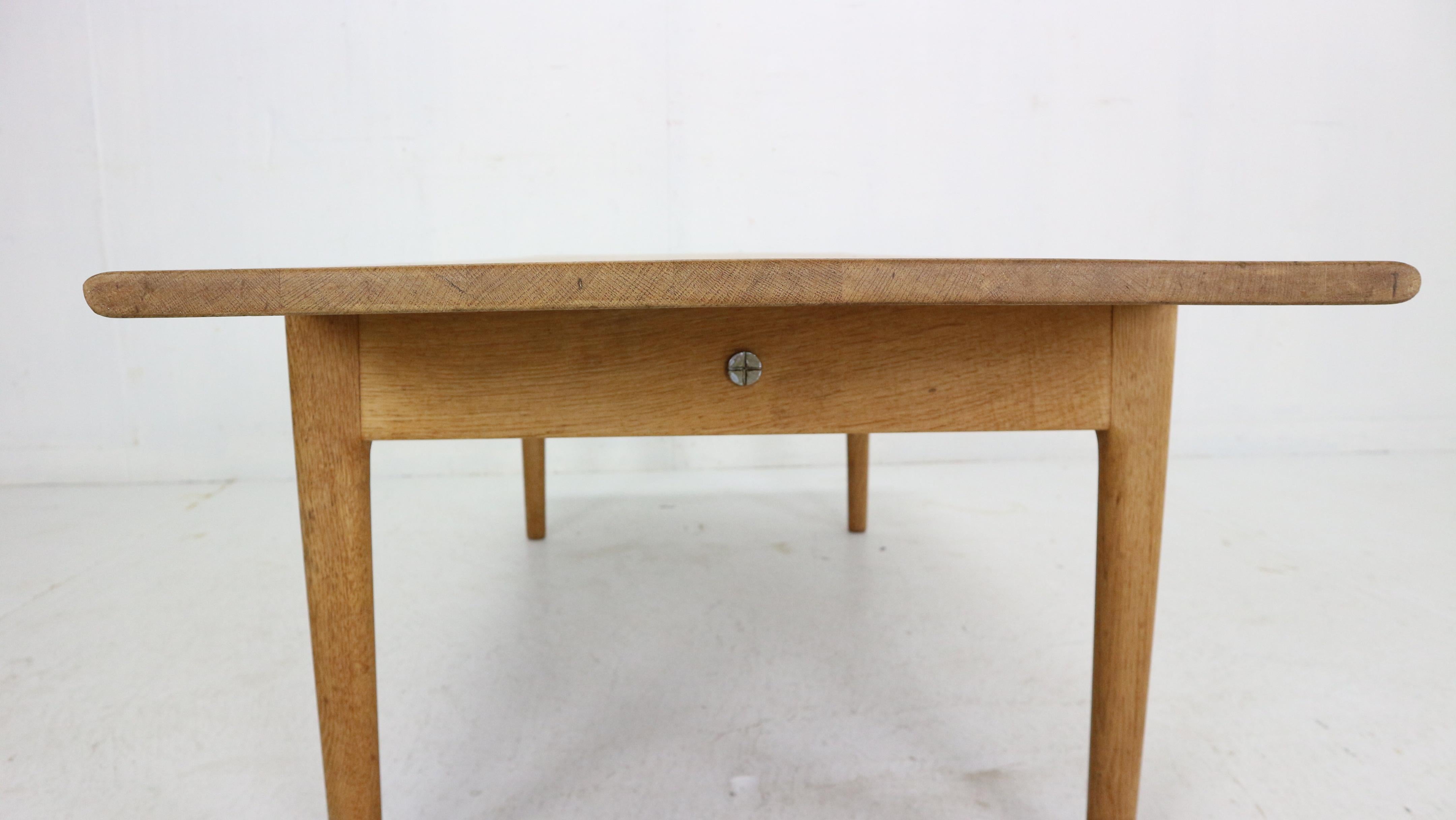 Hans J Wegner Solid Oak Coffee Table 