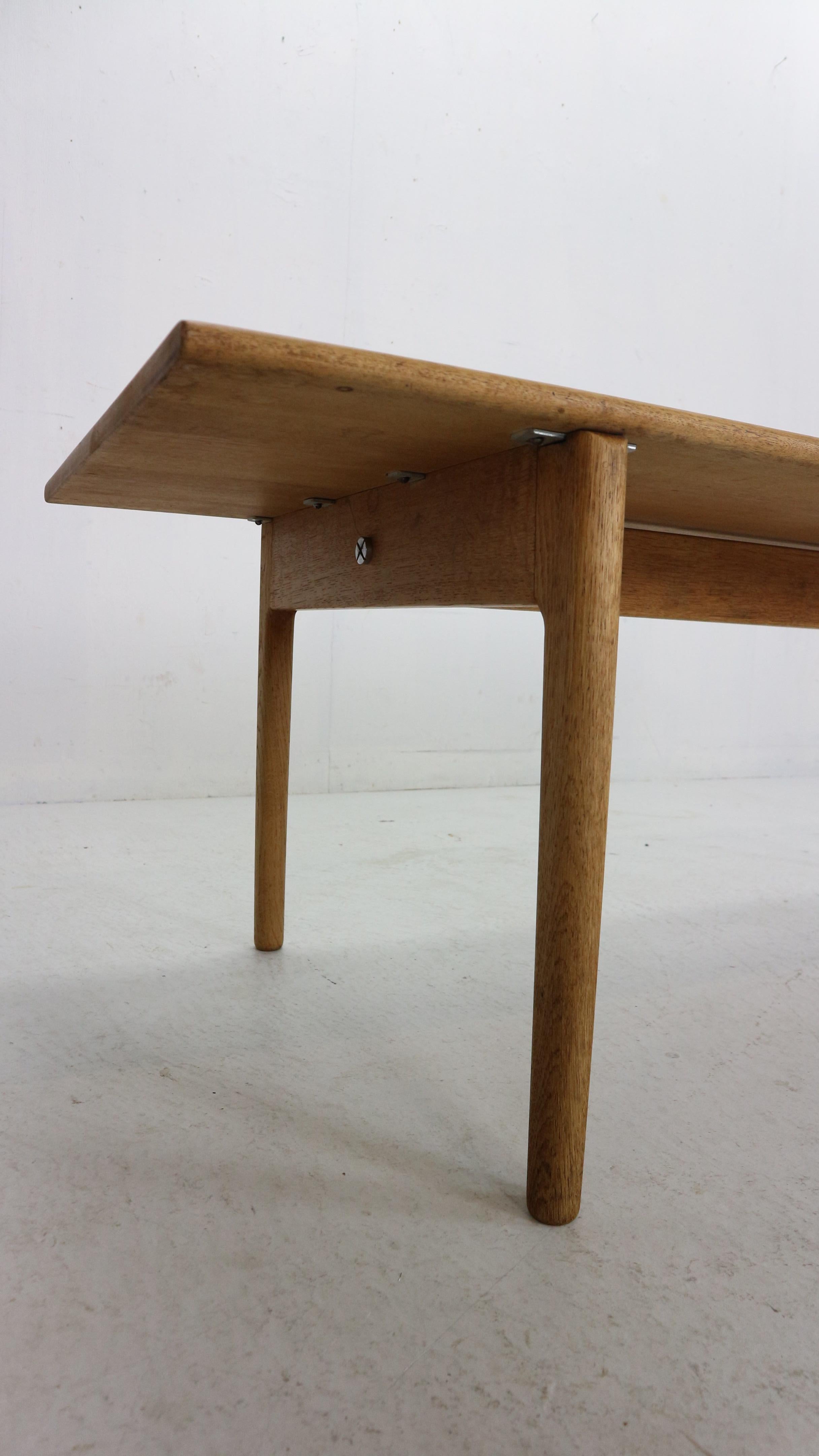 Hans J Wegner Solid Oak Coffee Table 