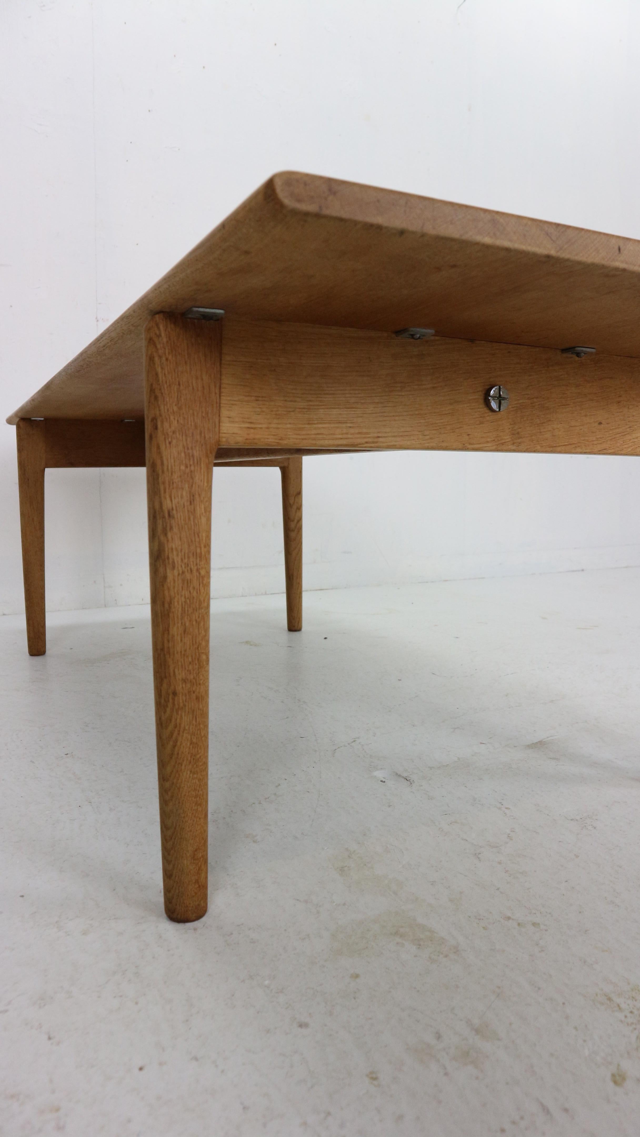 Hans J Wegner Solid Oak Coffee Table 