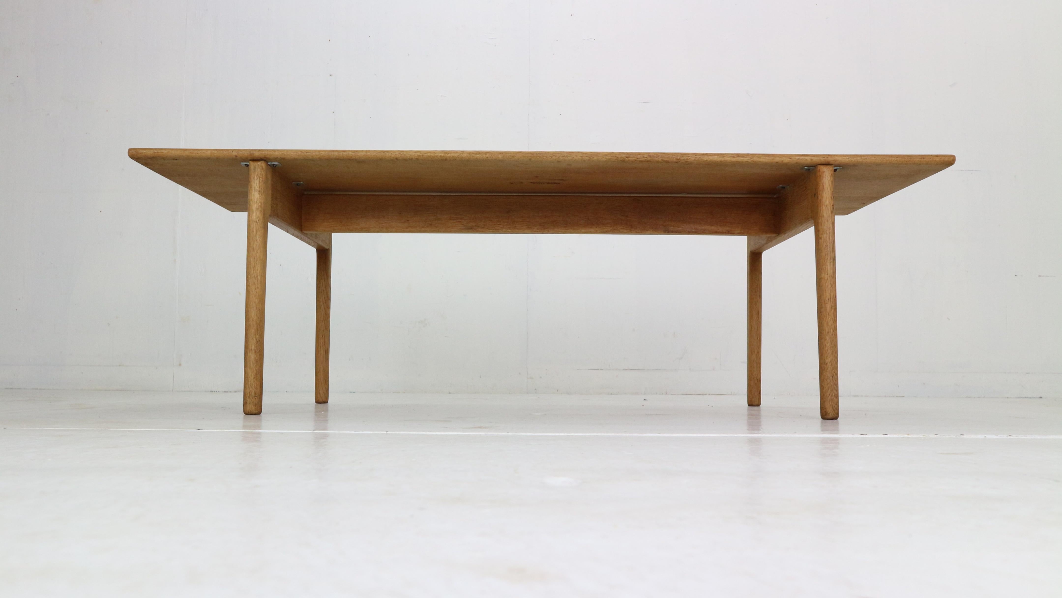 Hans J Wegner Solid Oak Coffee Table 