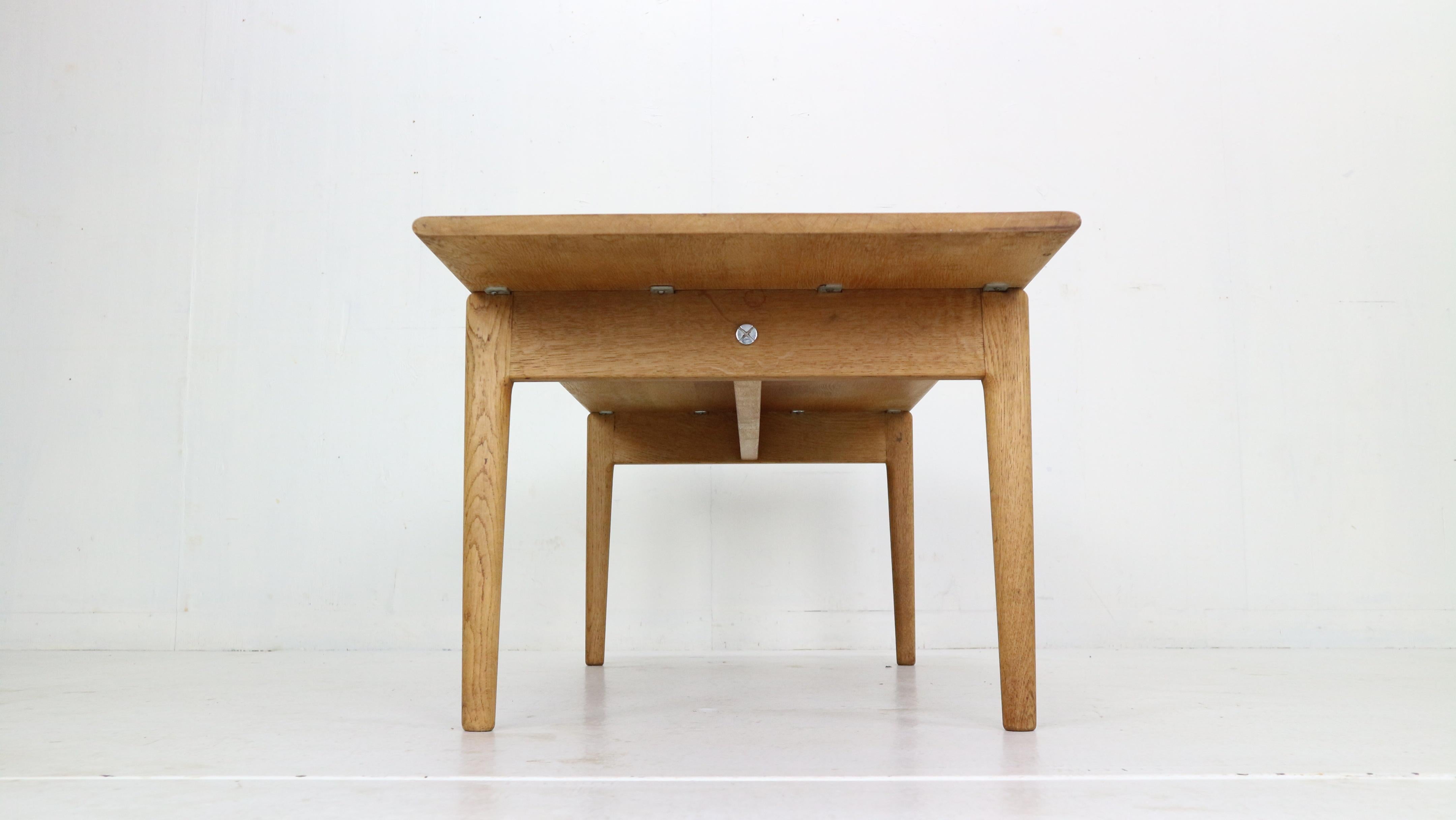 Hans J Wegner Solid Oak Coffee Table 