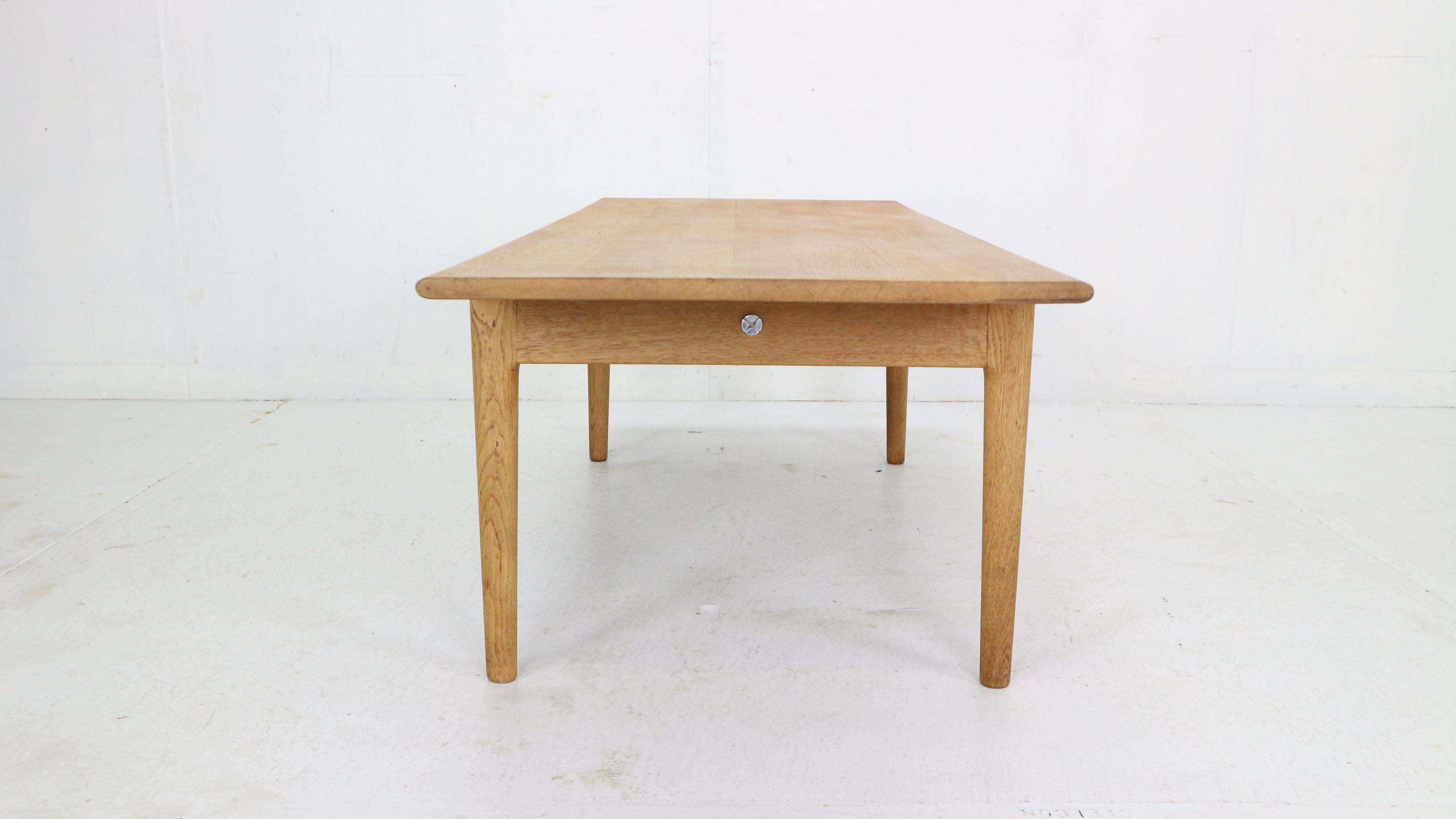 Hans J Wegner Solid Oak Coffee Table 