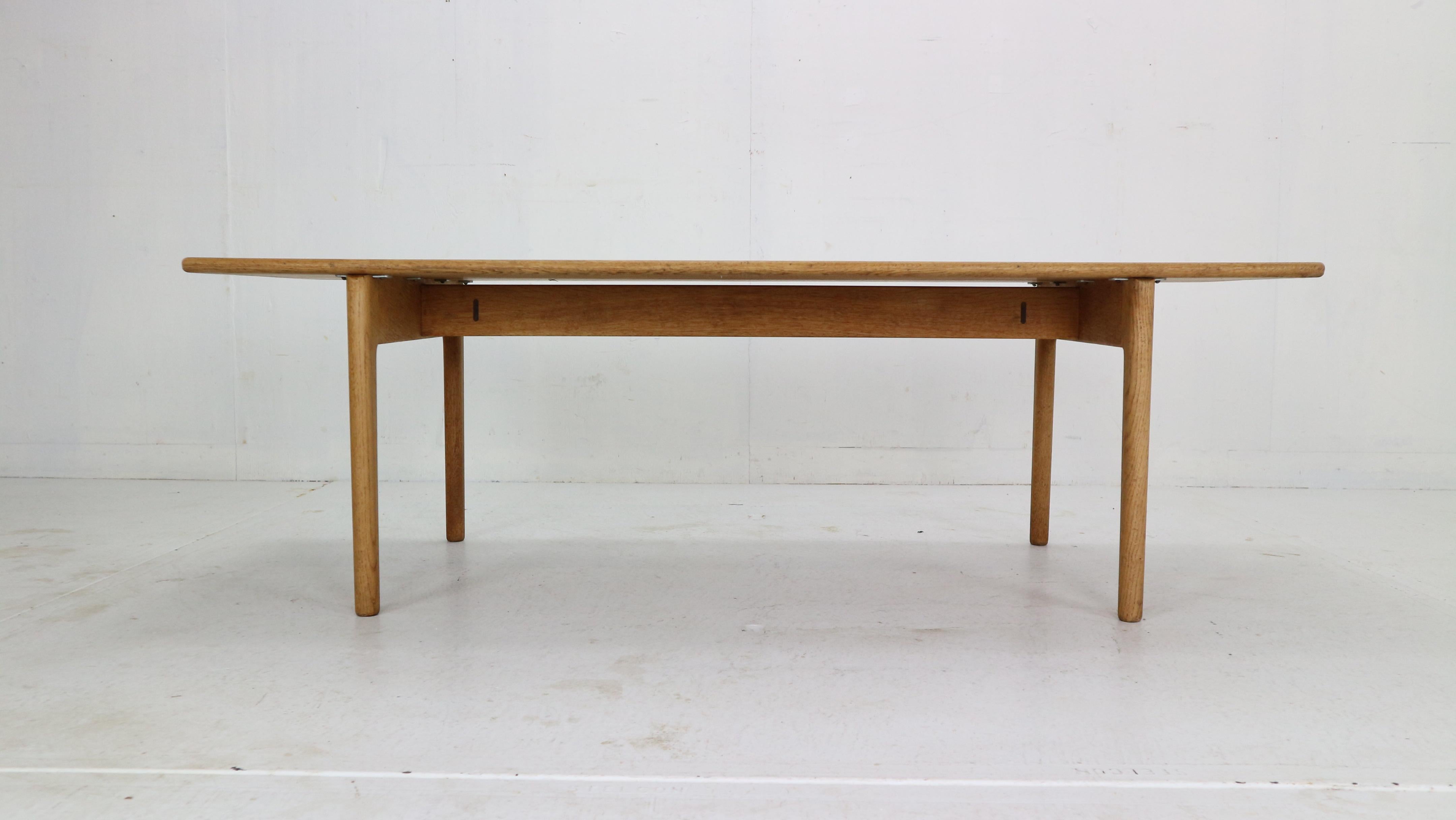 Hans J Wegner Solid Oak Coffee Table 