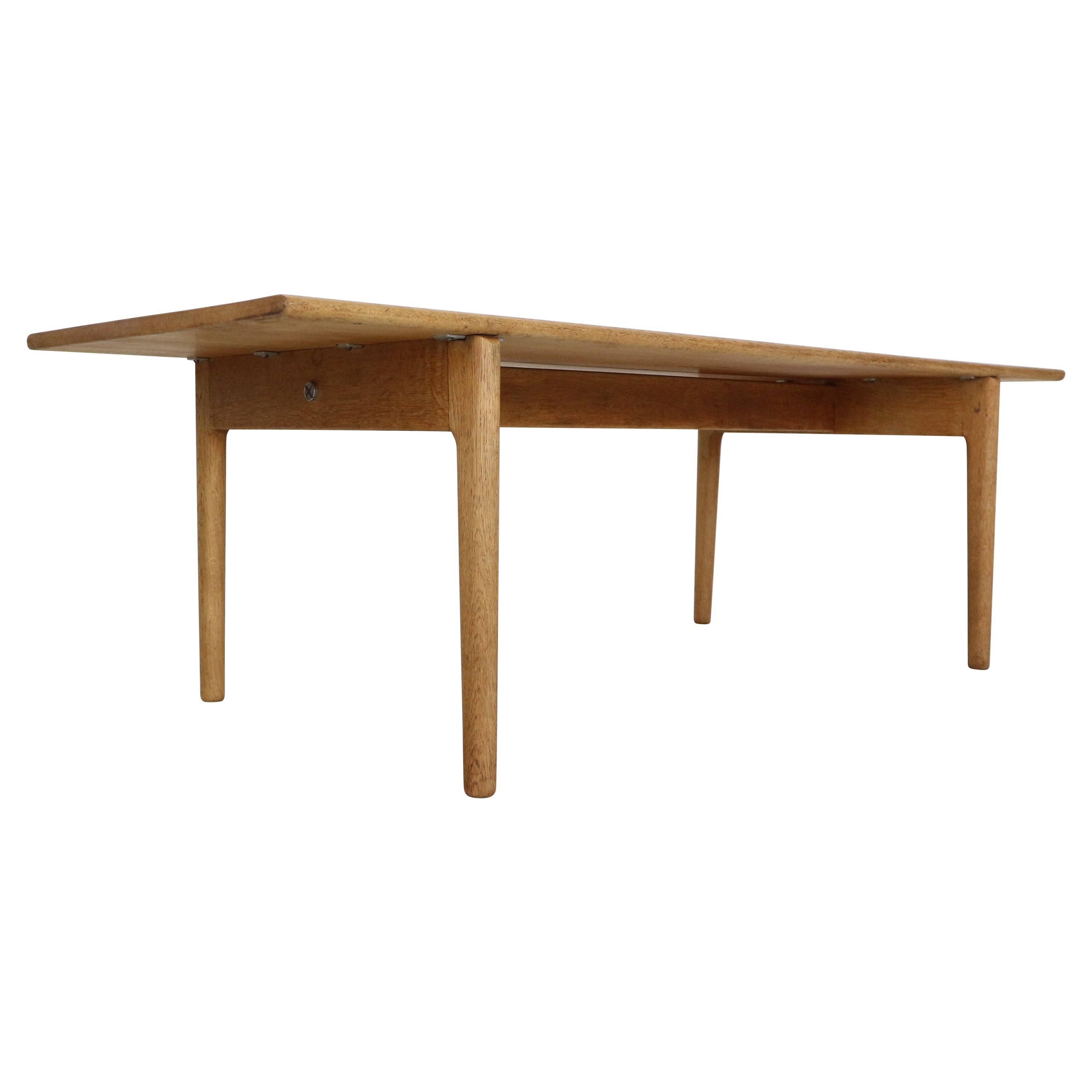 Hans J Wegner Solid Oak Coffee Table "AT-15" for Andreas Tuck, 1960's Denmark