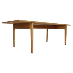Hans J Wegner Solid Oak Coffee Table "AT-15" for Andreas Tuck, 1960's Denmark