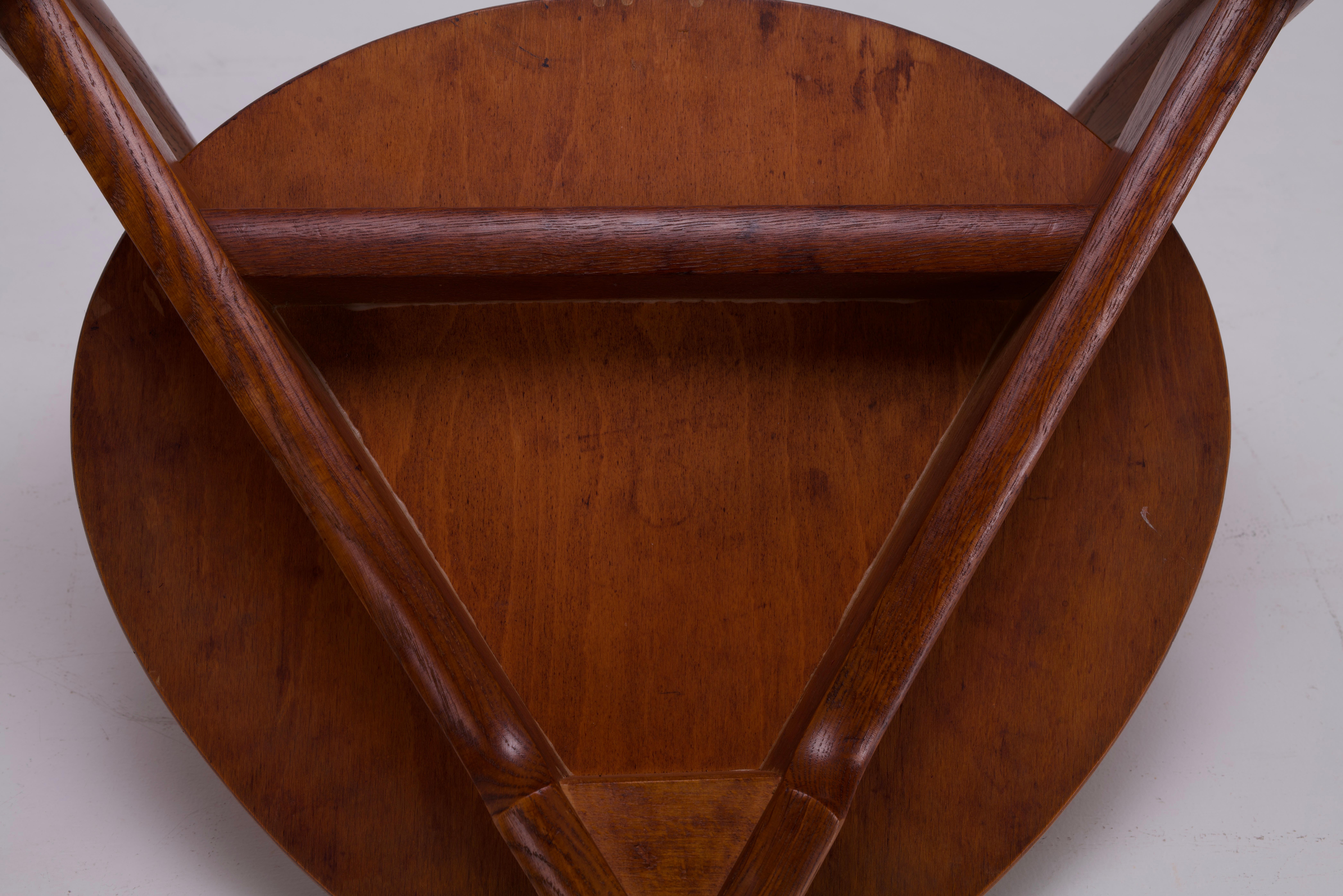 Teak Sedie da pranzo impilabili Hans J. Wegner Modello FH4103 / Cuore per Fritz Hansen c1952 in vendita