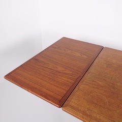 Hans J. Wegner Teak and Oak Dining Table with Extensions by Andreas Tuck Denmark