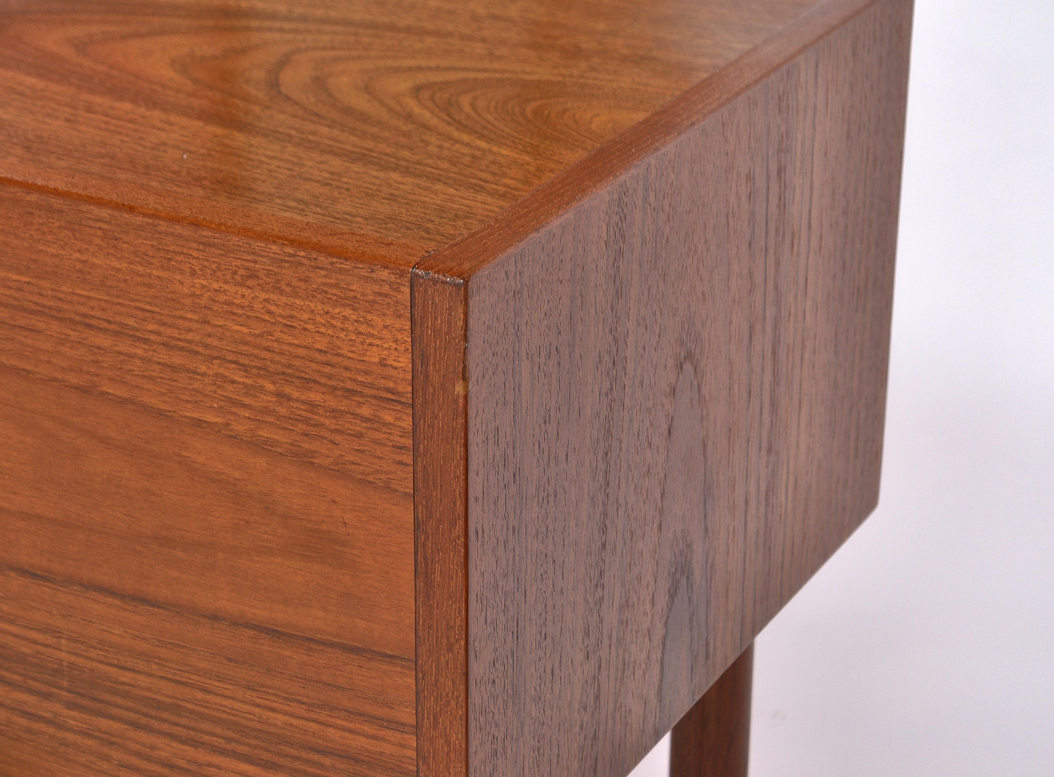 Hans J. Wegner Teak Bedside Tables 