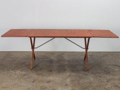 Hans J. Wegner Teak Cross-Leg Dining Table