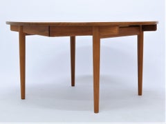 Hans J. Wegner Teak Dining Table for Johannes Hansen, 1950s
