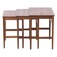 Hans J Wegner Teak Nesting Tables