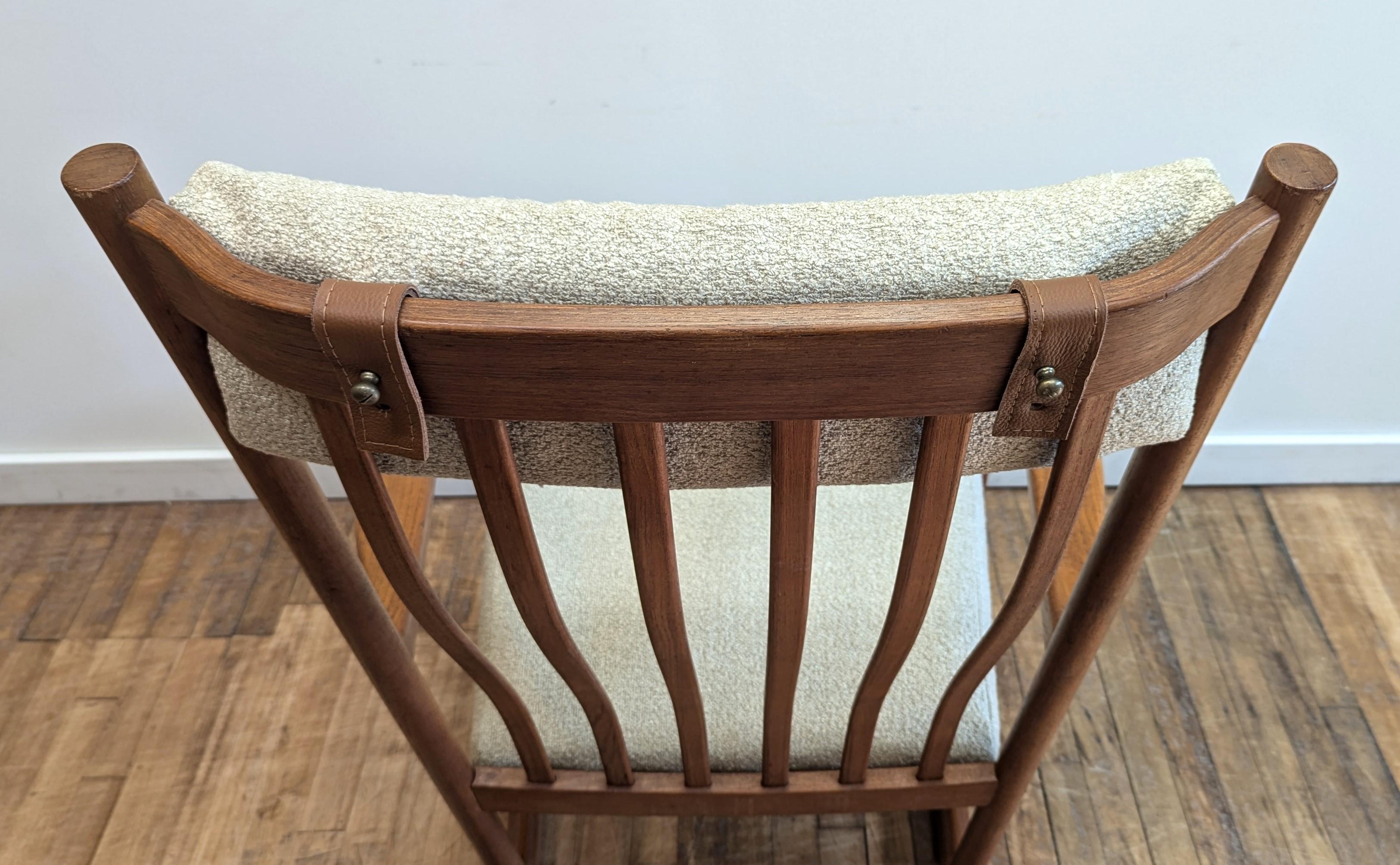 Hans J. Wegner Teak Rocking Chair for Tarm Stole Og Mobilefabrik In Good Condition In New York, NY
