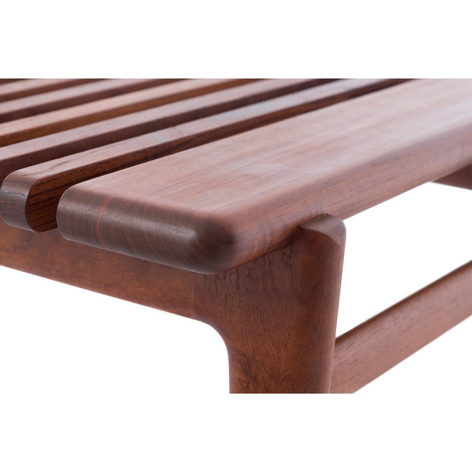 Hans J Wegner Teak Slatted Table (Bench) JH589 5