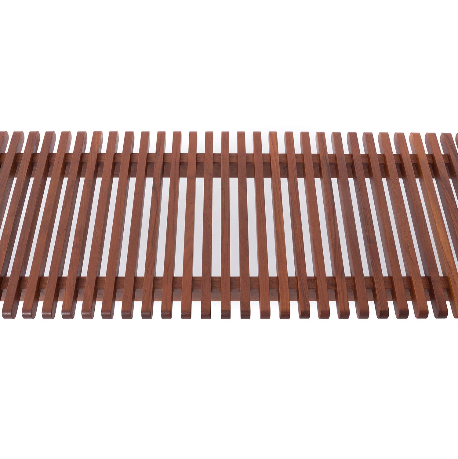Mid-20th Century Hans J Wegner Teak Slatted Table (Bench) JH589
