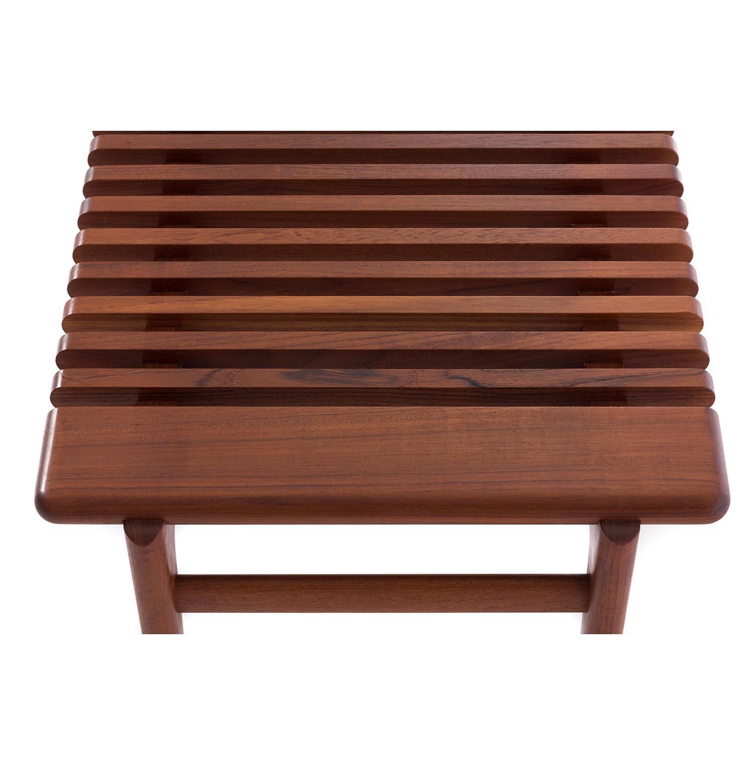 Hans J Wegner Teak Slatted Table (Bench) JH589 1