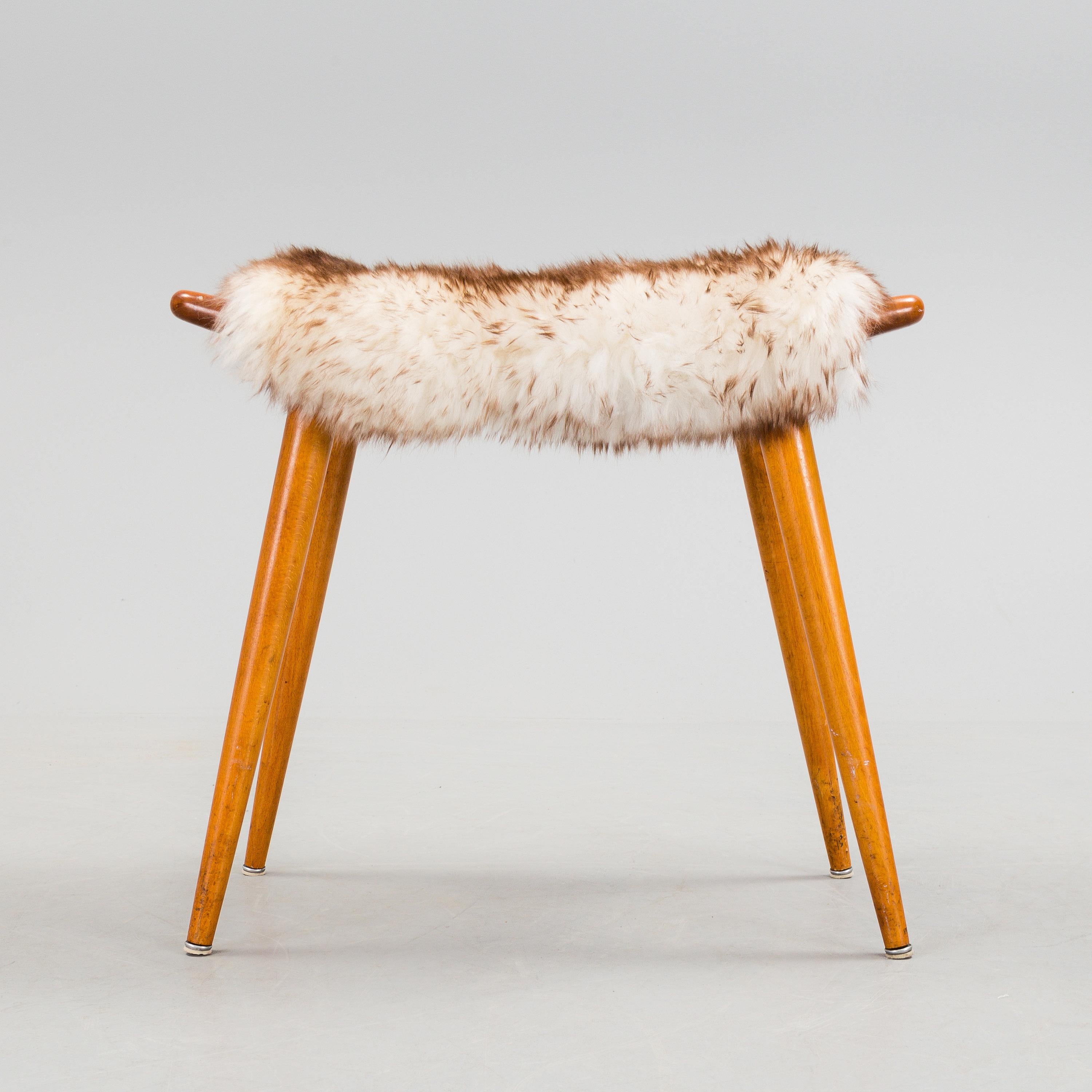 Mid-20th Century Hans J. Wegner Teak Stool AP29