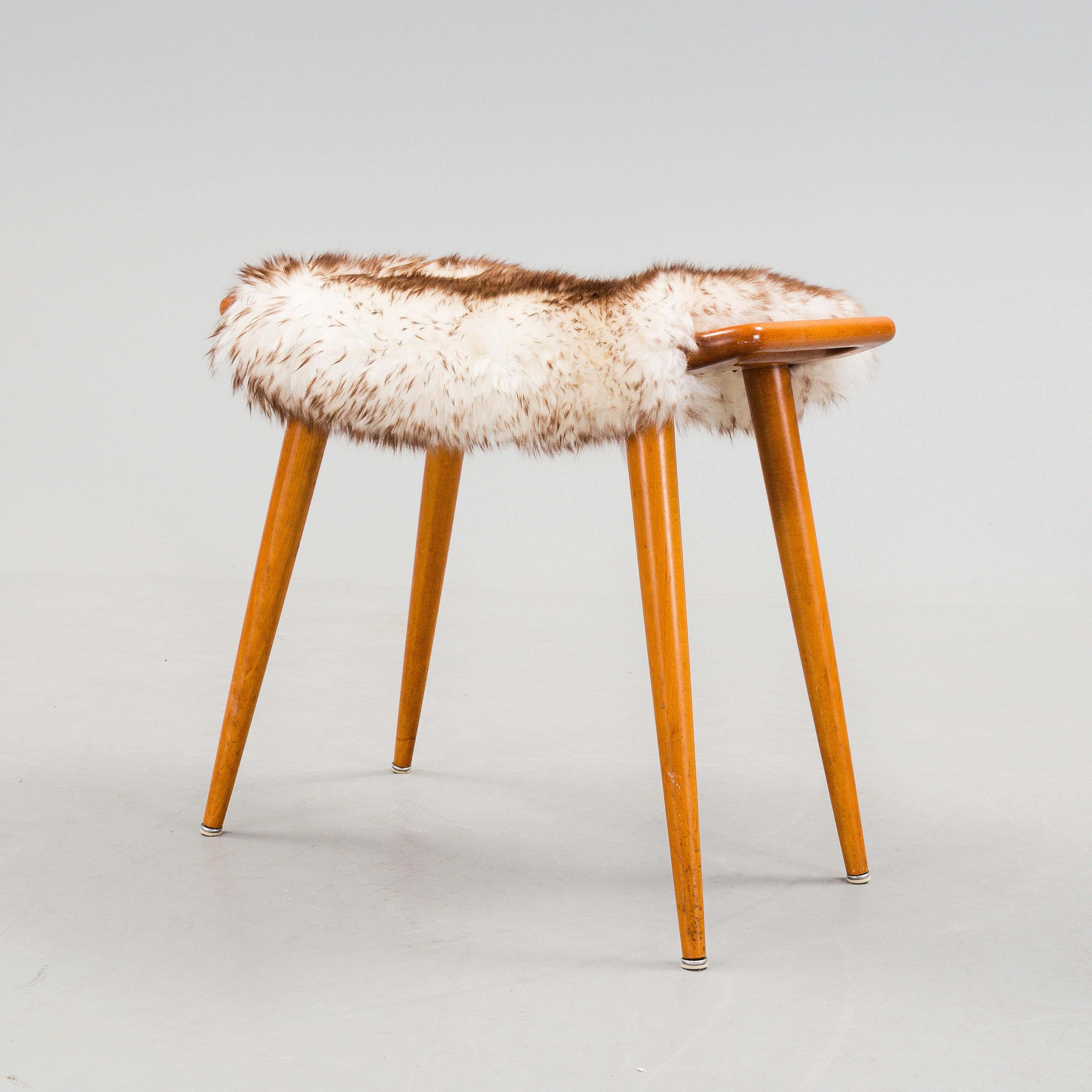 Hans J. Wegner Teak Stool AP29 1
