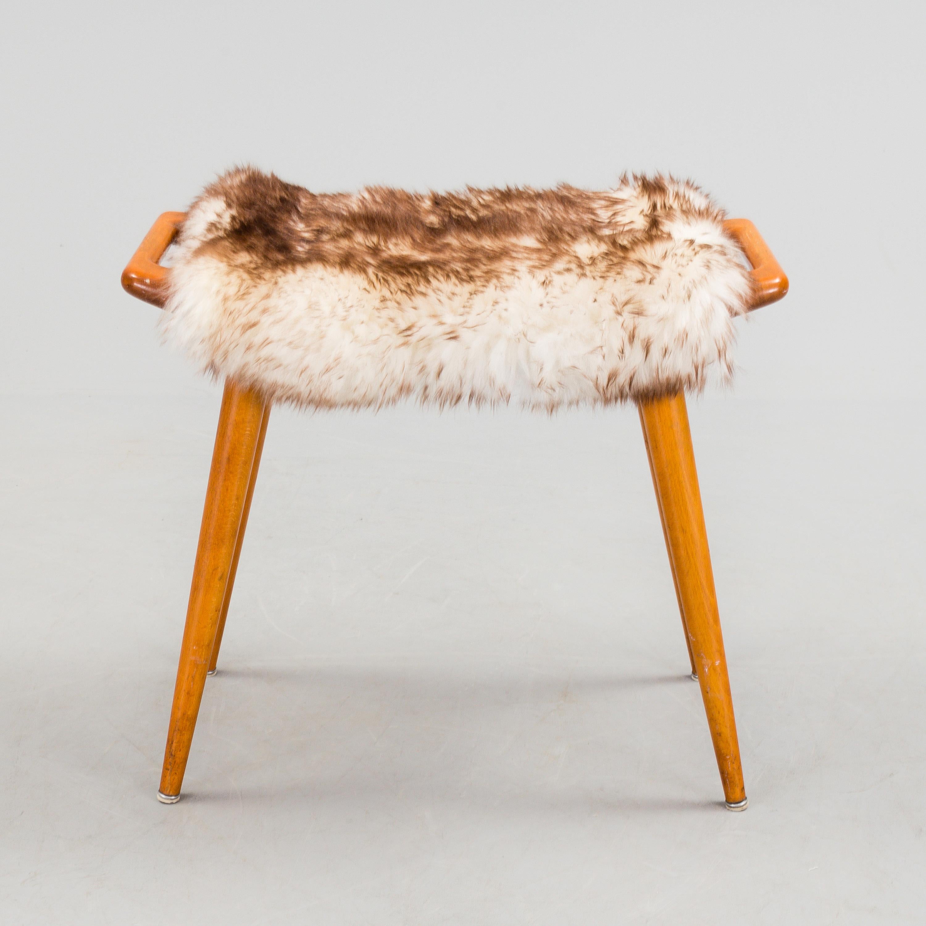 Hans J. Wegner Teak Stool AP29 4