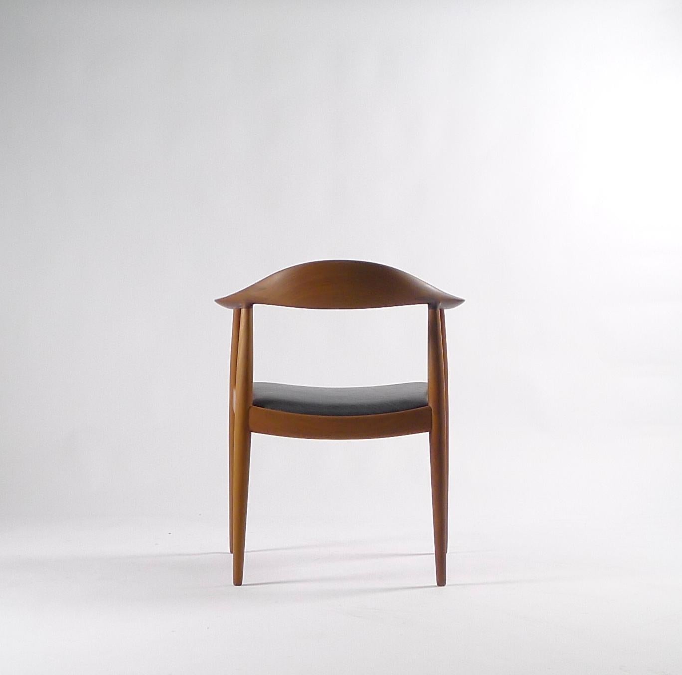 Scandinave moderne Hans J Wegner, la chaise/la chaise ronde, Design/One 1949, pour Johannes Hansen, Danemark