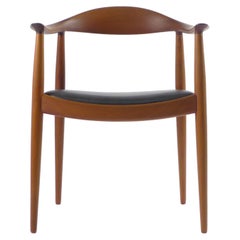 Vintage Hans J Wegner, the Chair/Round Chair, Design 1949, for Johannes Hansen, Denmark