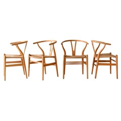 Hans J. Wegner "The Y Chair" set of 4