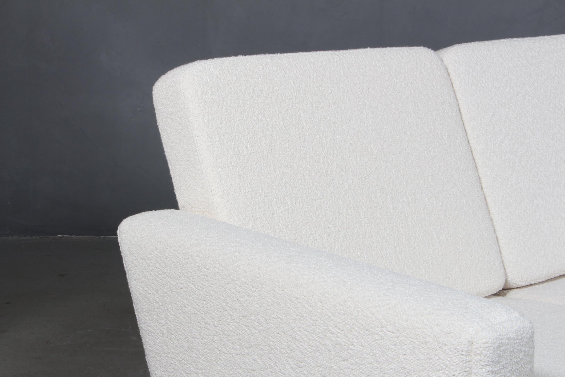 Mid-Century Modern Hans J. Wegner Three-Seat Sofa For Sale