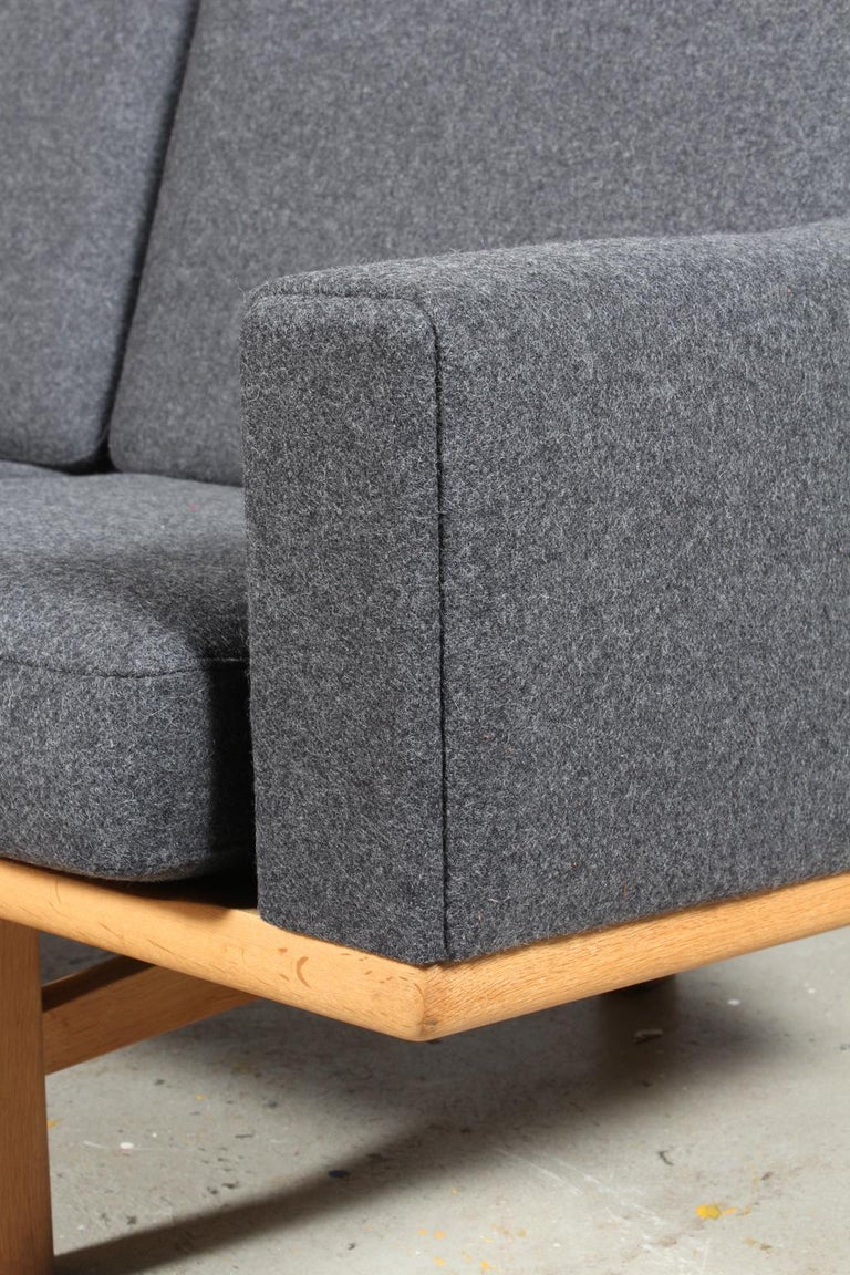 Danish Hans J. Wegner Three-Seat Sofa For Sale