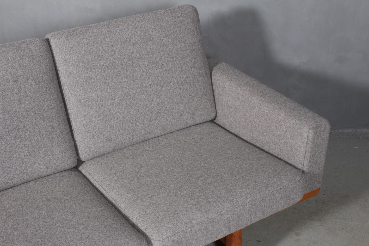 Mid-20th Century Hans J. Wegner Three-Seat Sofa