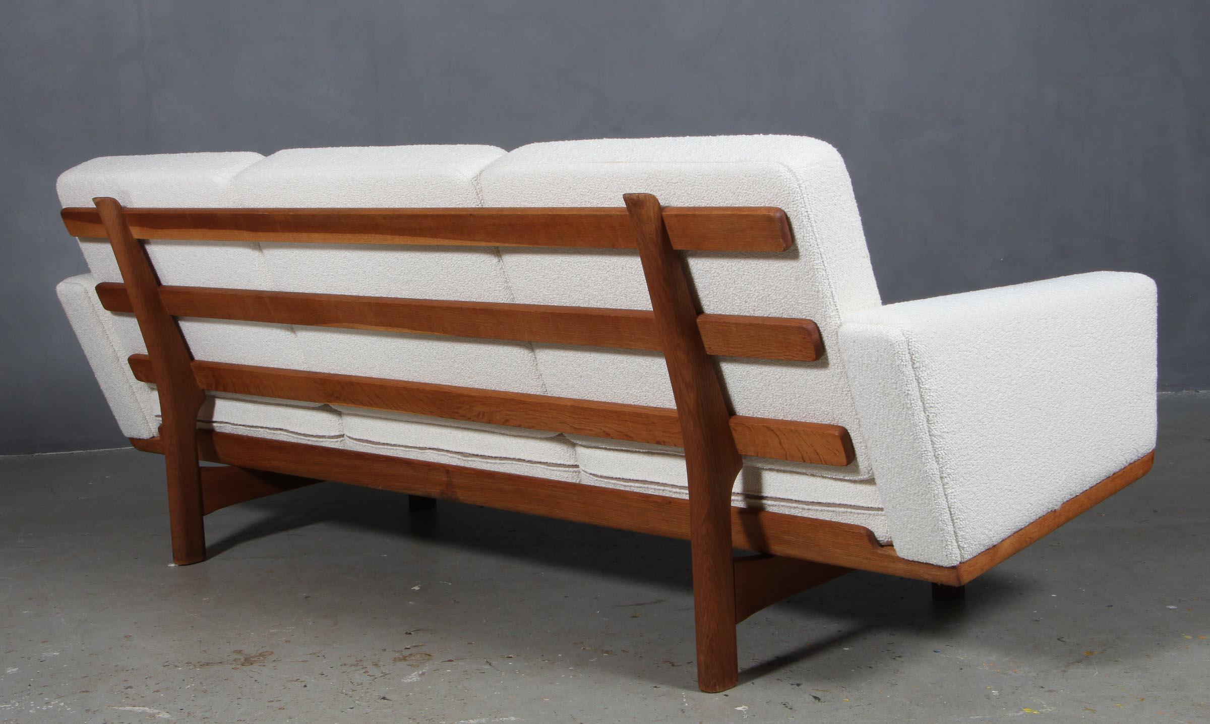 Mid-20th Century Hans J. Wegner Three-Seat Sofa For Sale