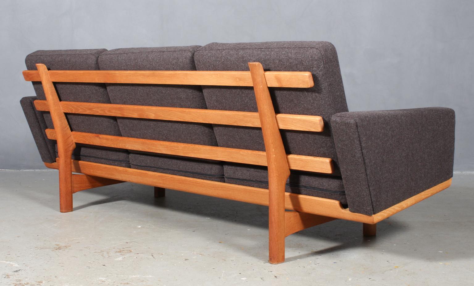 Hans J. Wegner Three-Seat Sofa For Sale 1